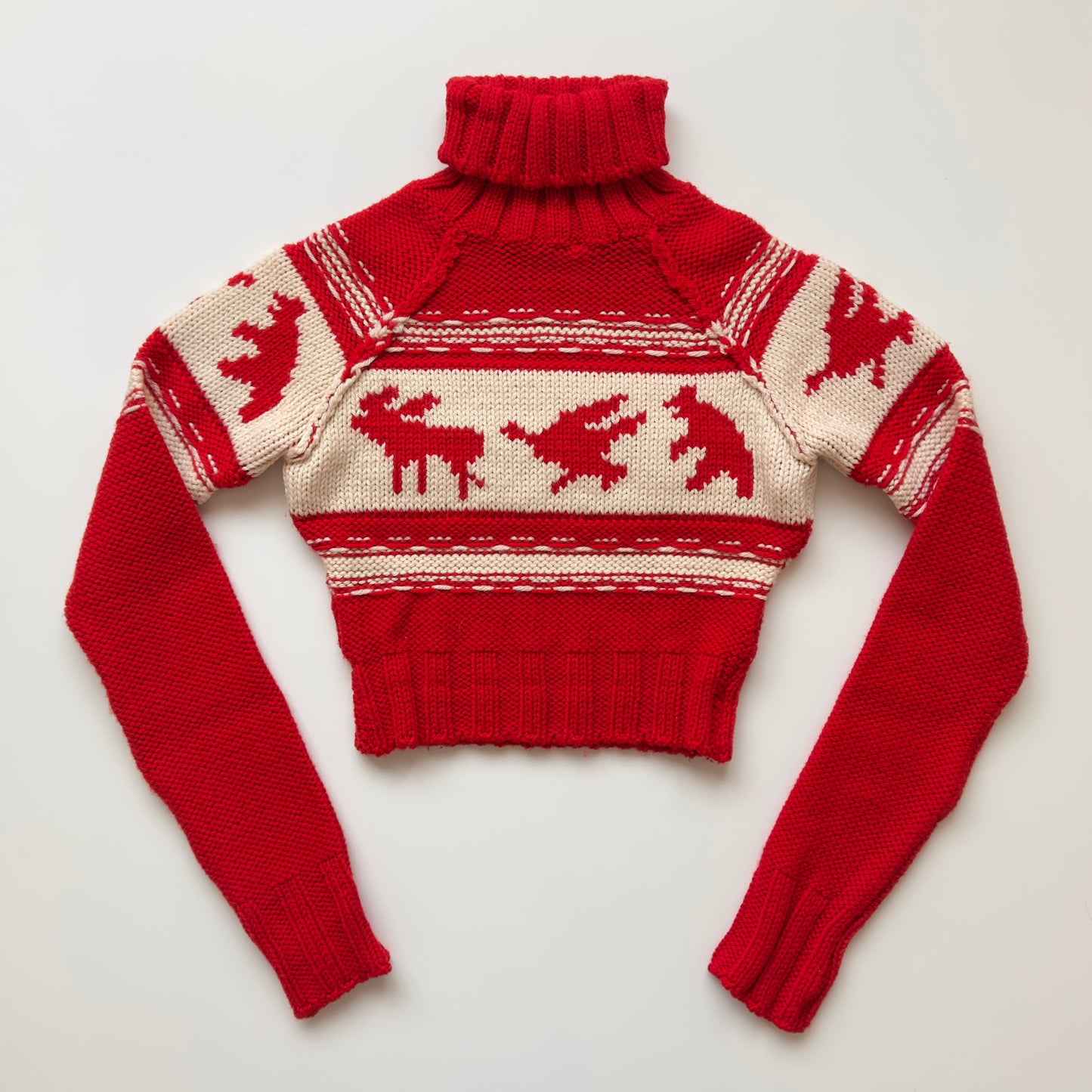 Dsquared2 F/W 2004 Cropped Wool Turtleneck