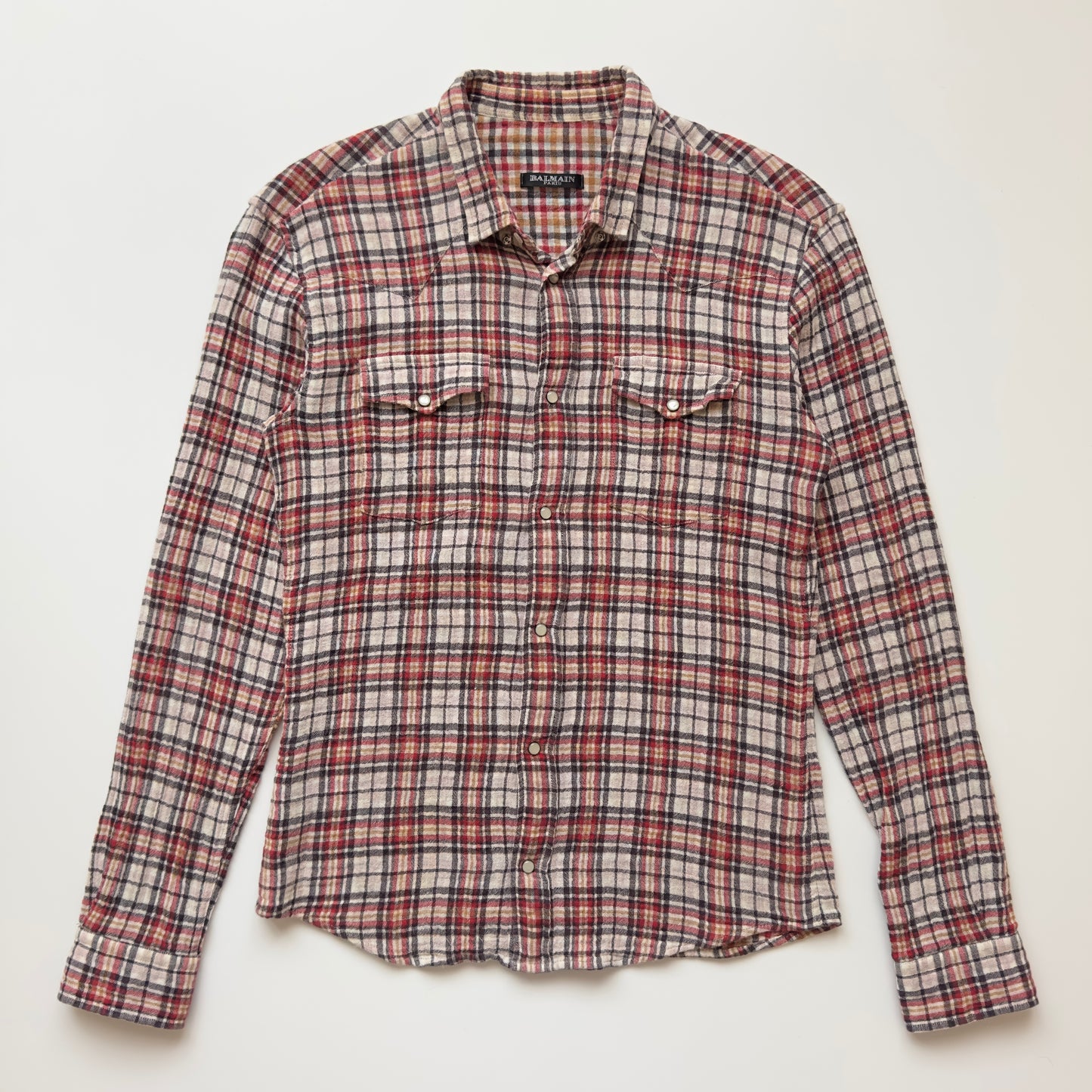 Balmain F/W 2011 Decarnin Western Flannel Shirt