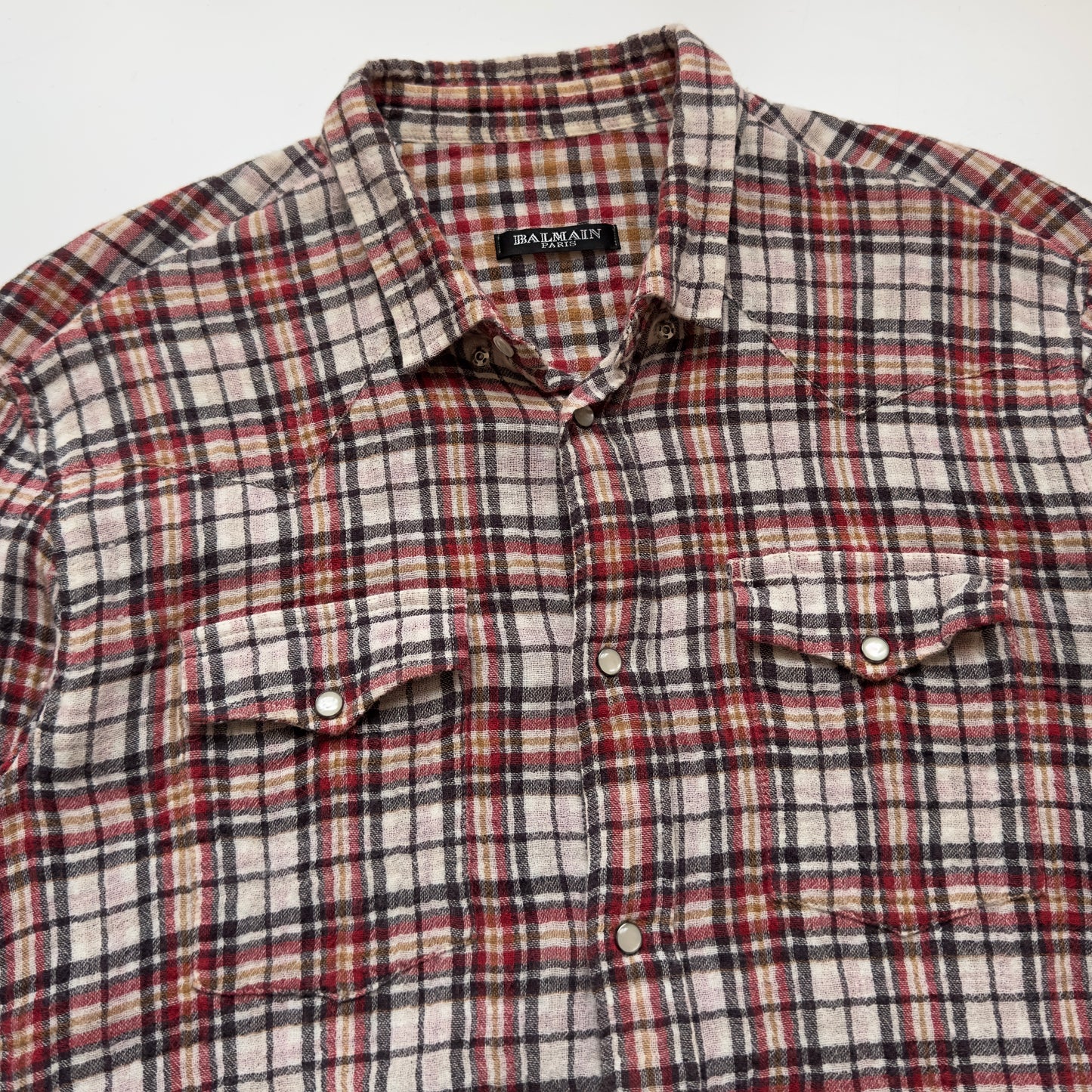 Balmain F/W 2011 Decarnin Western Flannel Shirt