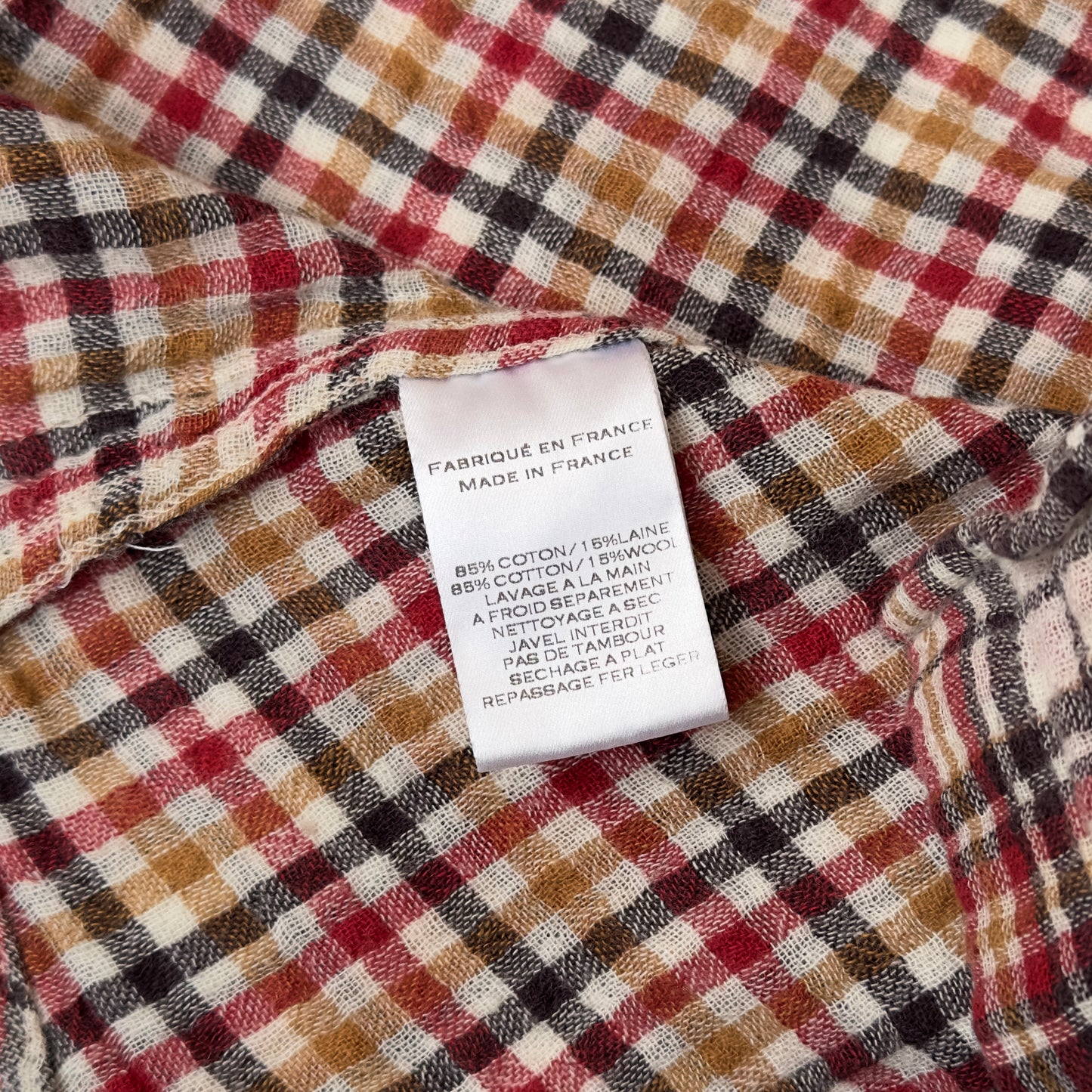 Balmain F/W 2011 Decarnin Western Flannel Shirt
