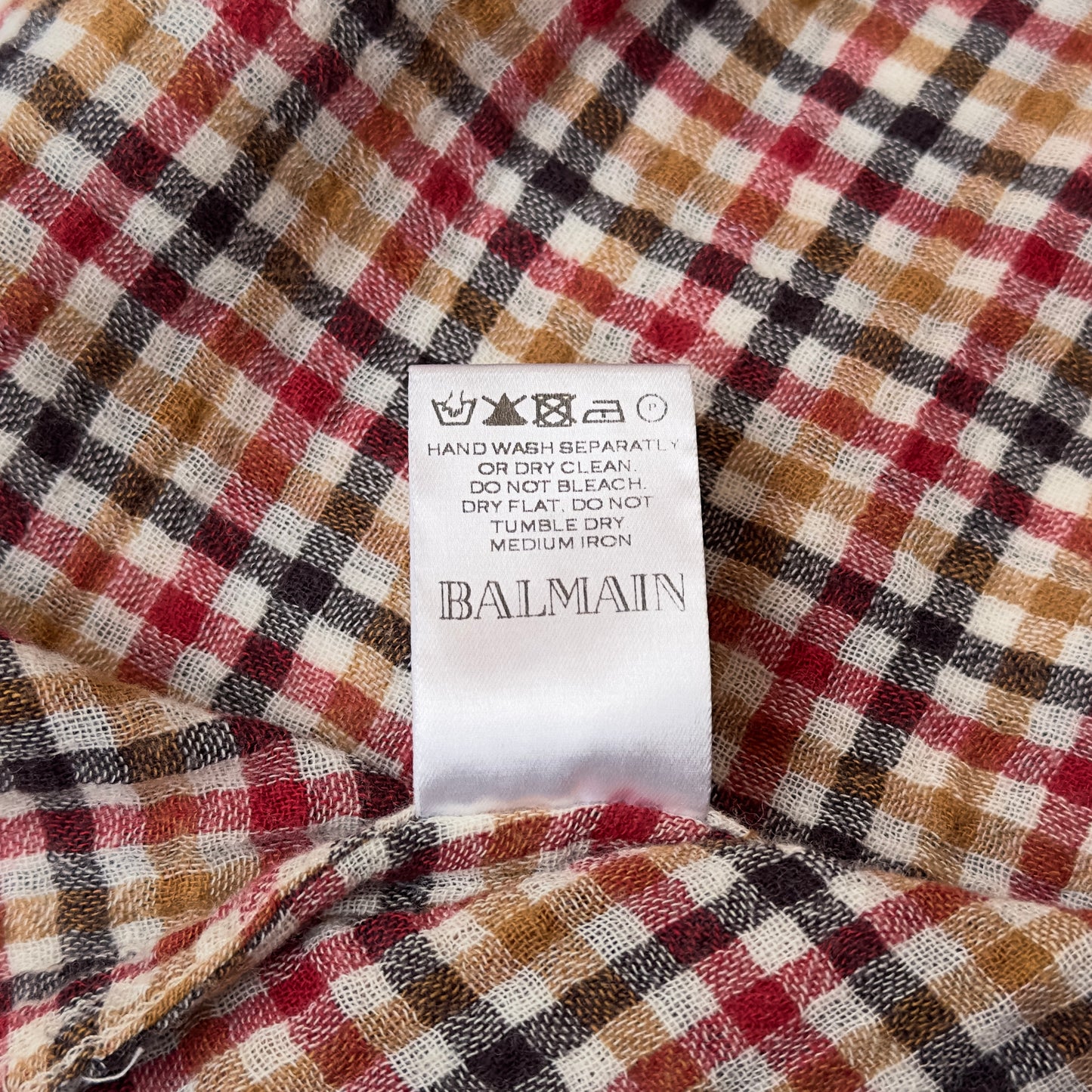 Balmain F/W 2011 Decarnin Western Flannel Shirt