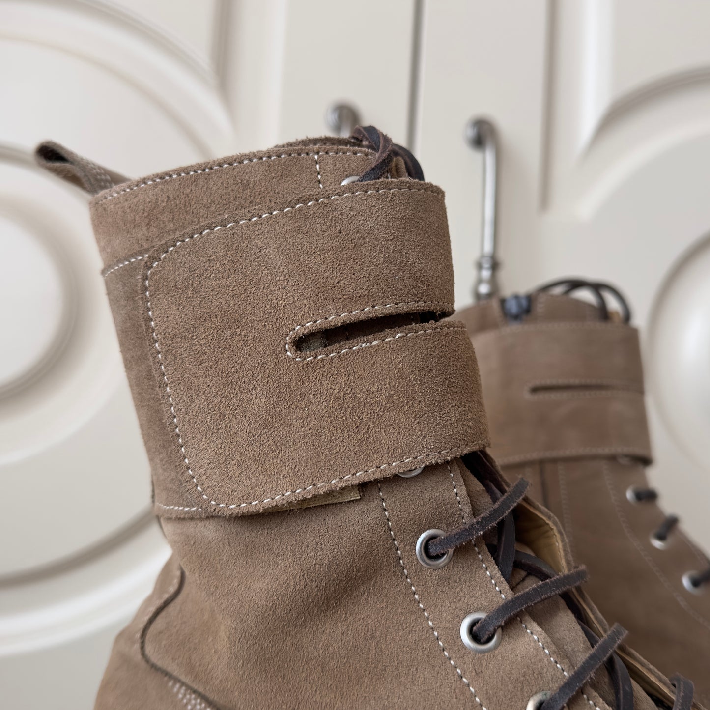 Balmain F/W 2011 Decarnin Suede Ranger Boots