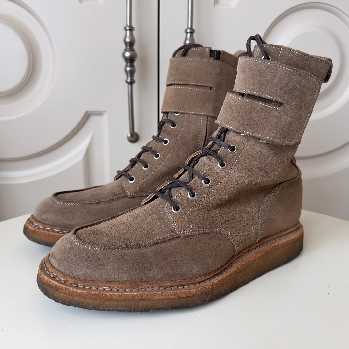 Balmain F/W 2011 Decarnin Suede Ranger Boots