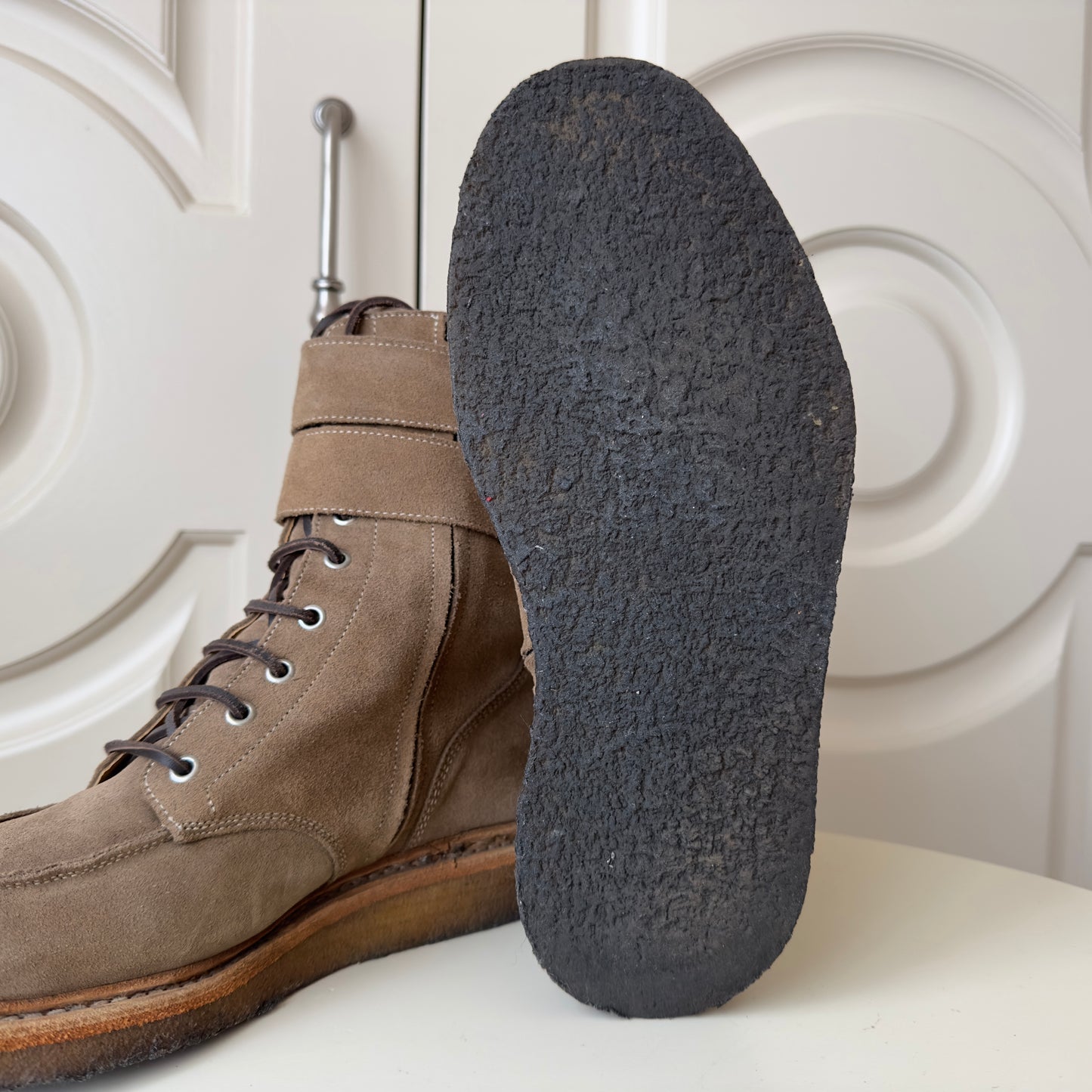 Balmain F/W 2011 Decarnin Suede Ranger Boots