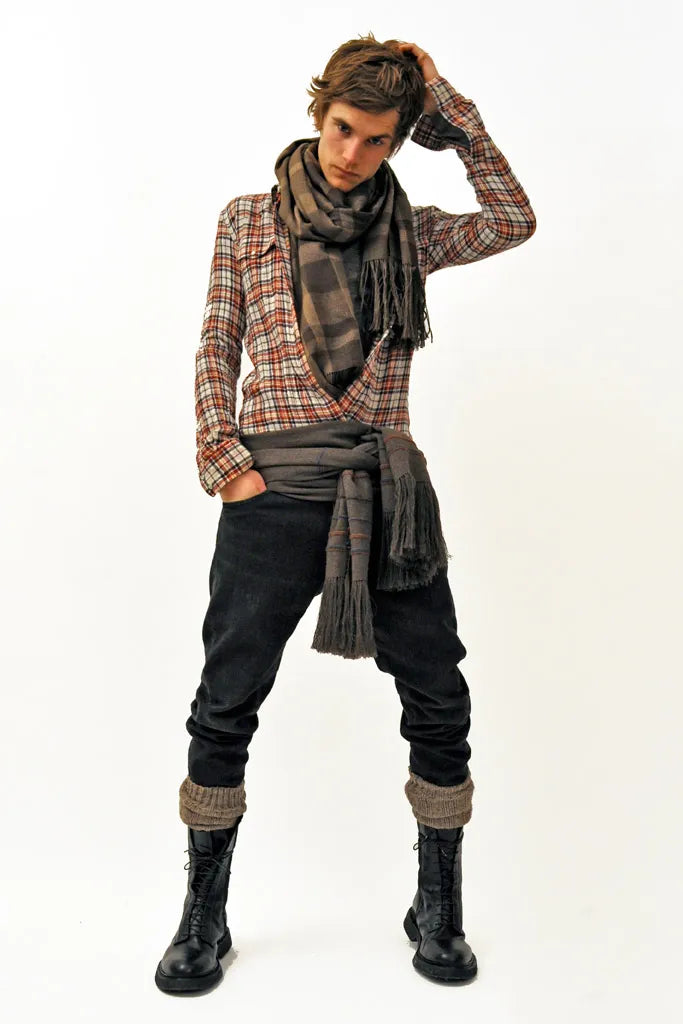 Balmain F/W 2011 Decarnin Western Flannel Shirt