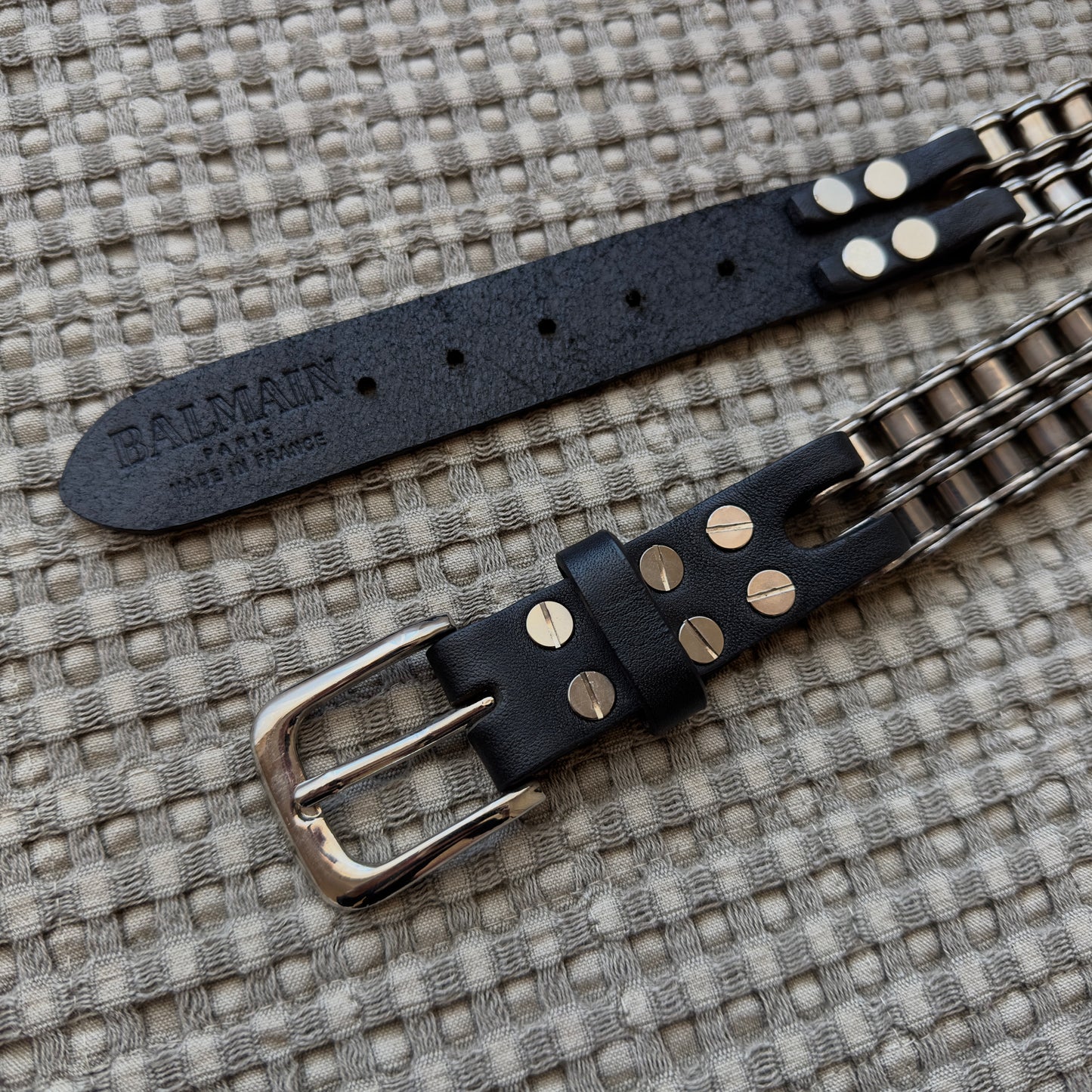 Balmain S/S 2011 Decarnin Bike Chain Belt