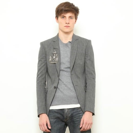 Balmain S/S 2011 Decarnin Lambswool Safety Pin Sweater