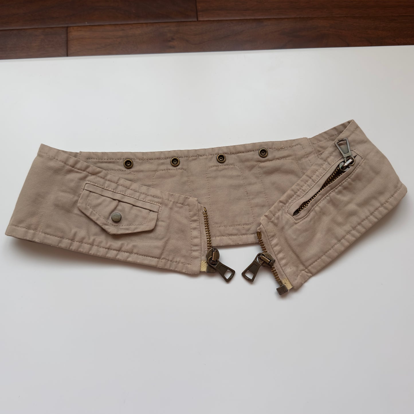 Dsquared2 F/W 2002 Zip-Off Low Rise Moto Pants