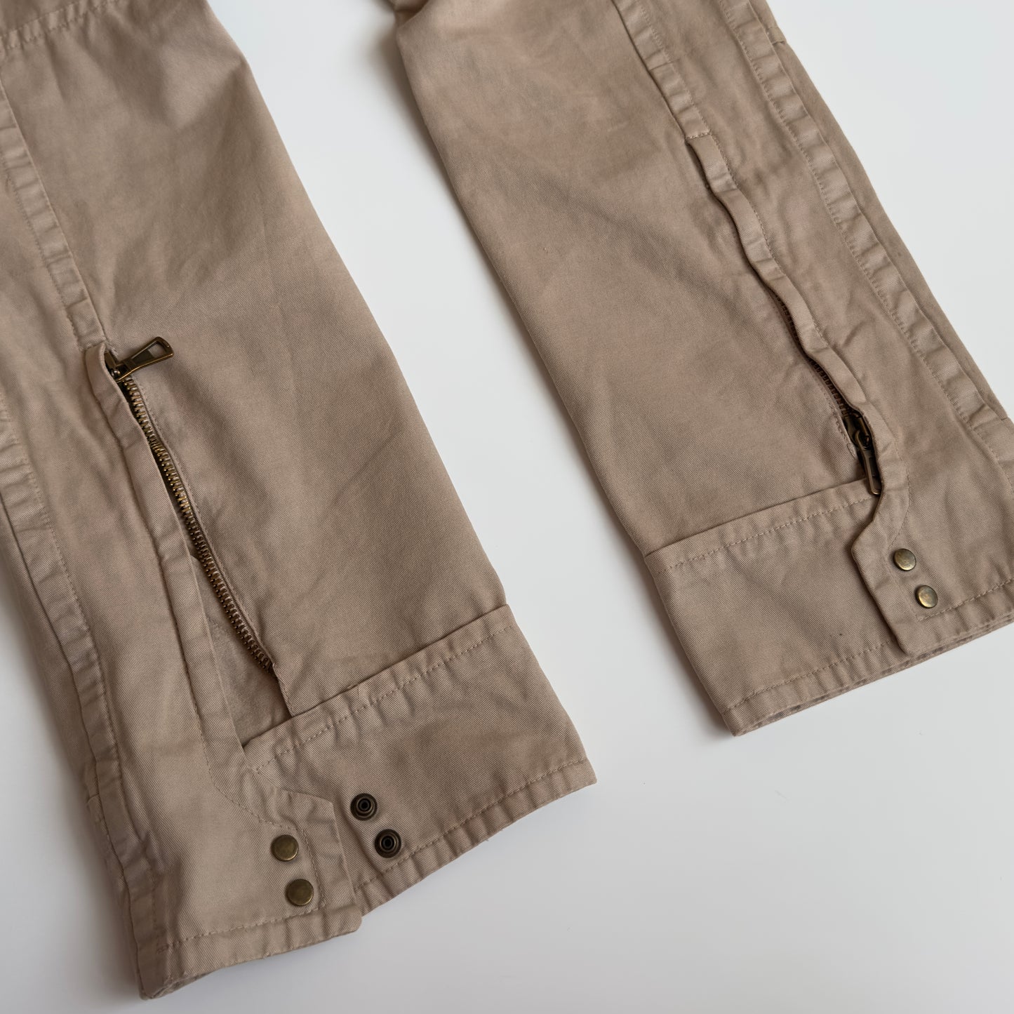 Dsquared2 F/W 2002 Zip-Off Low Rise Moto Pants