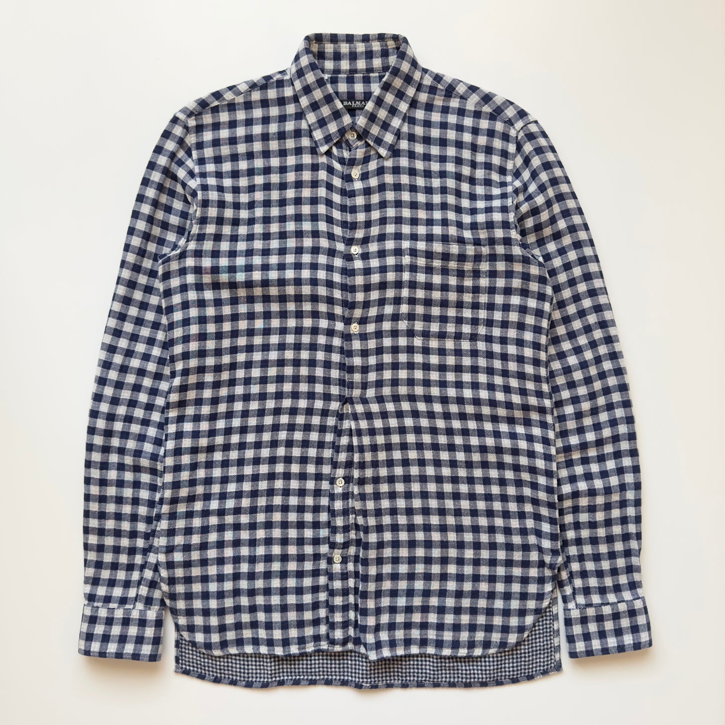 Balmain F/W 2011 Decarnin Plaid Flannel Shirt