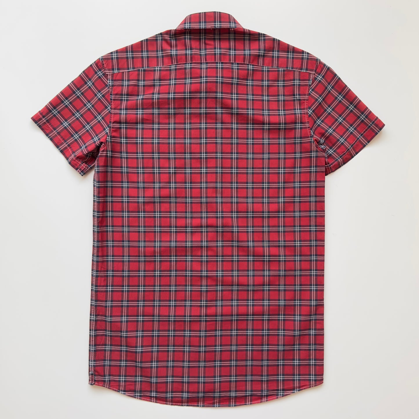 Balmain S/S 2011 Decarnin Short Sleeve Checkered Shirt
