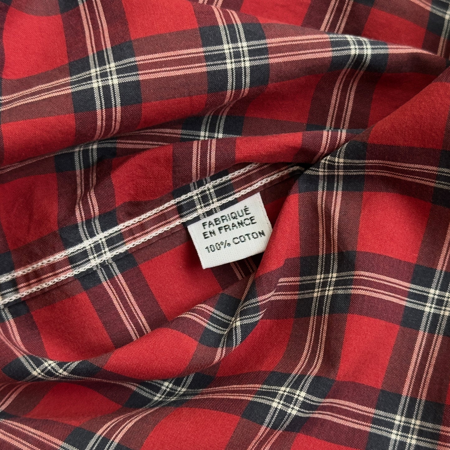 Balmain S/S 2011 Decarnin Checkered Short Sleeve Shirt