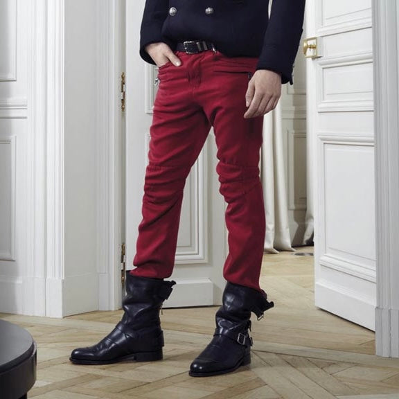 Balmain F/W 2012 Suede Engineer Boots
