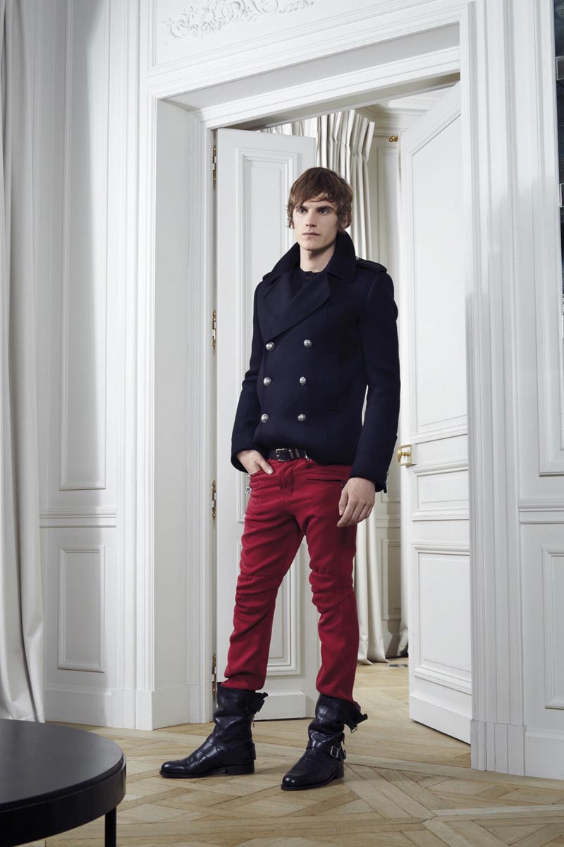Balmain F/W 2012 Suede Engineer Boots