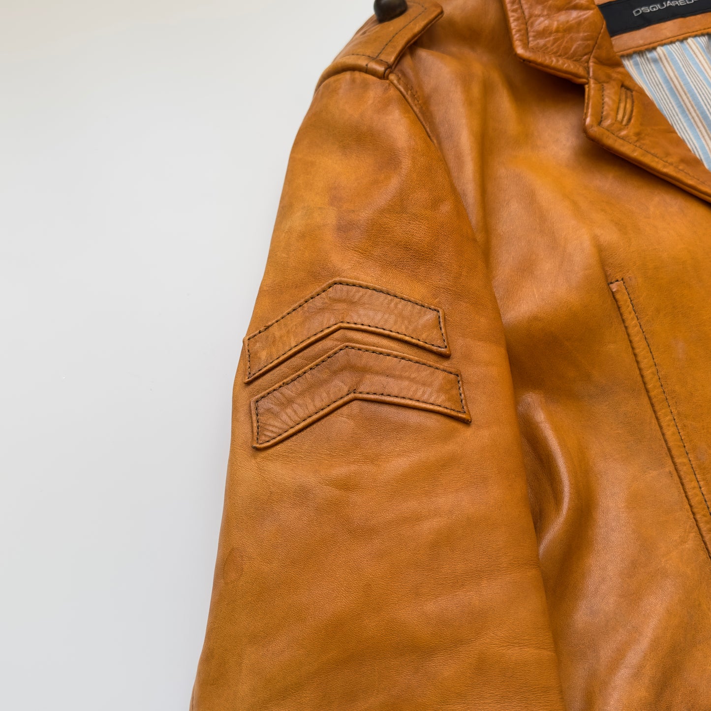 Dsquared2 S/S 2006 'Civil War' Leather Jacket