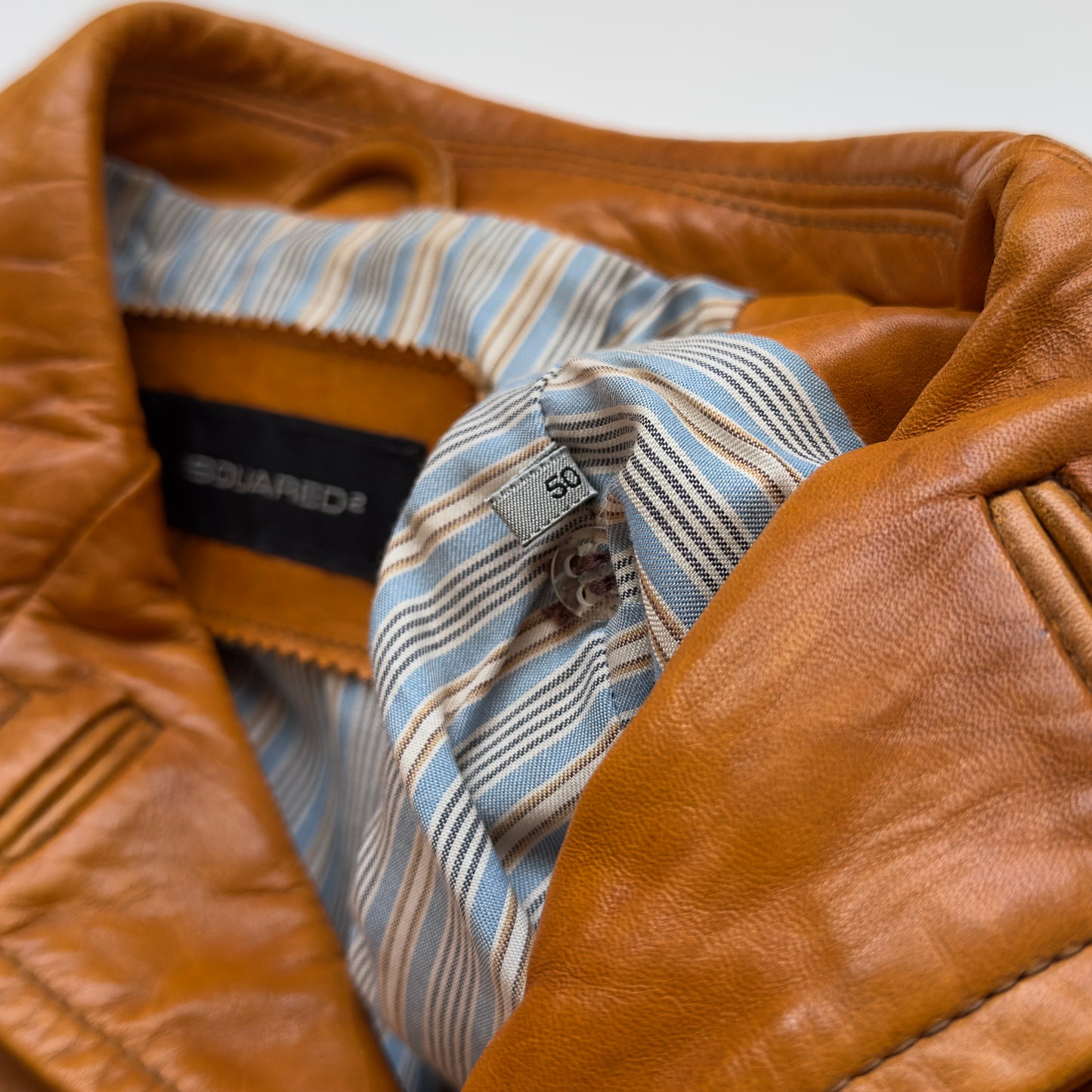 Dsquared2 S/S 2006 'Civil War' Leather Jacket