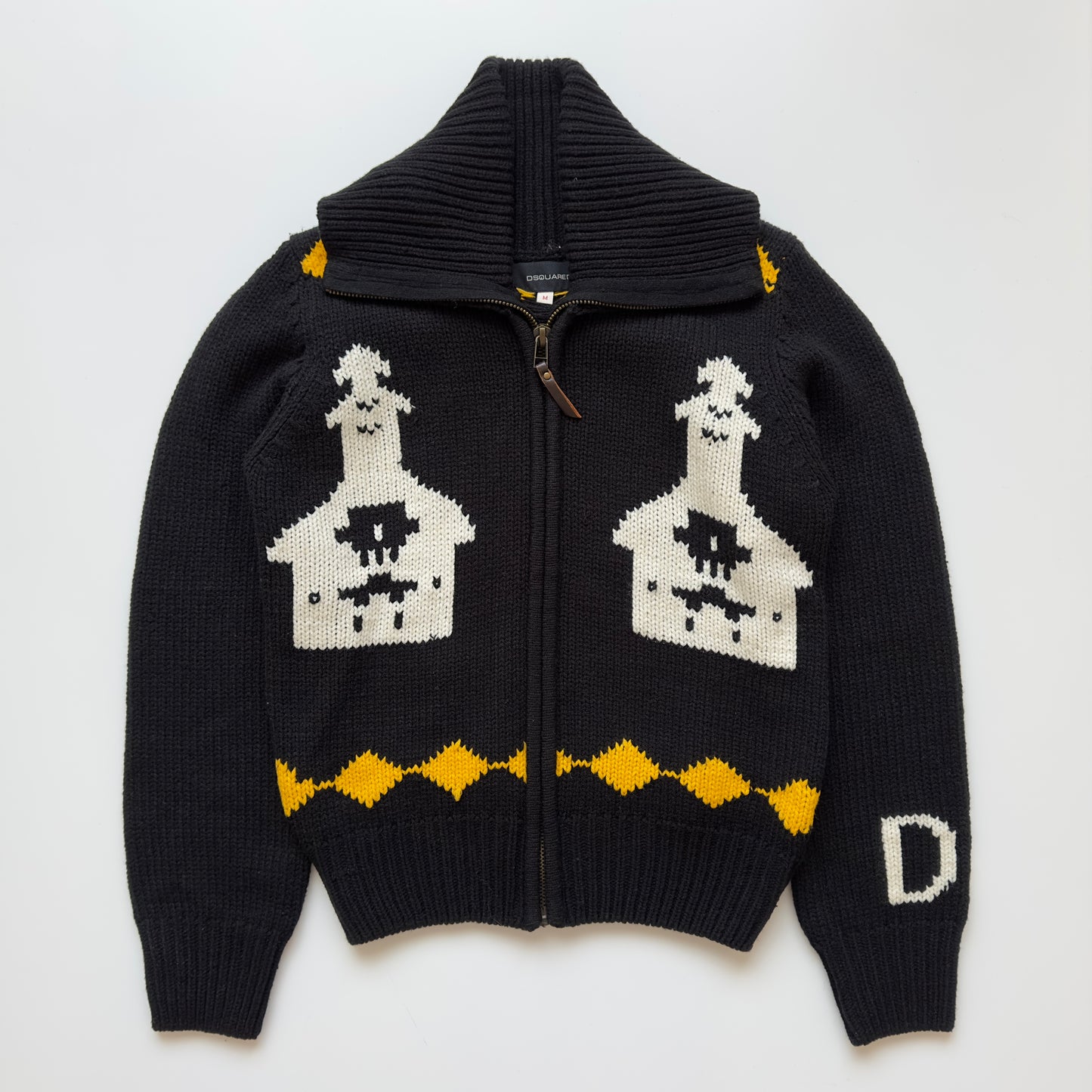 Dsquared2 A/W 2005 “Jesus Loves Even Me” Cowichan Sweater