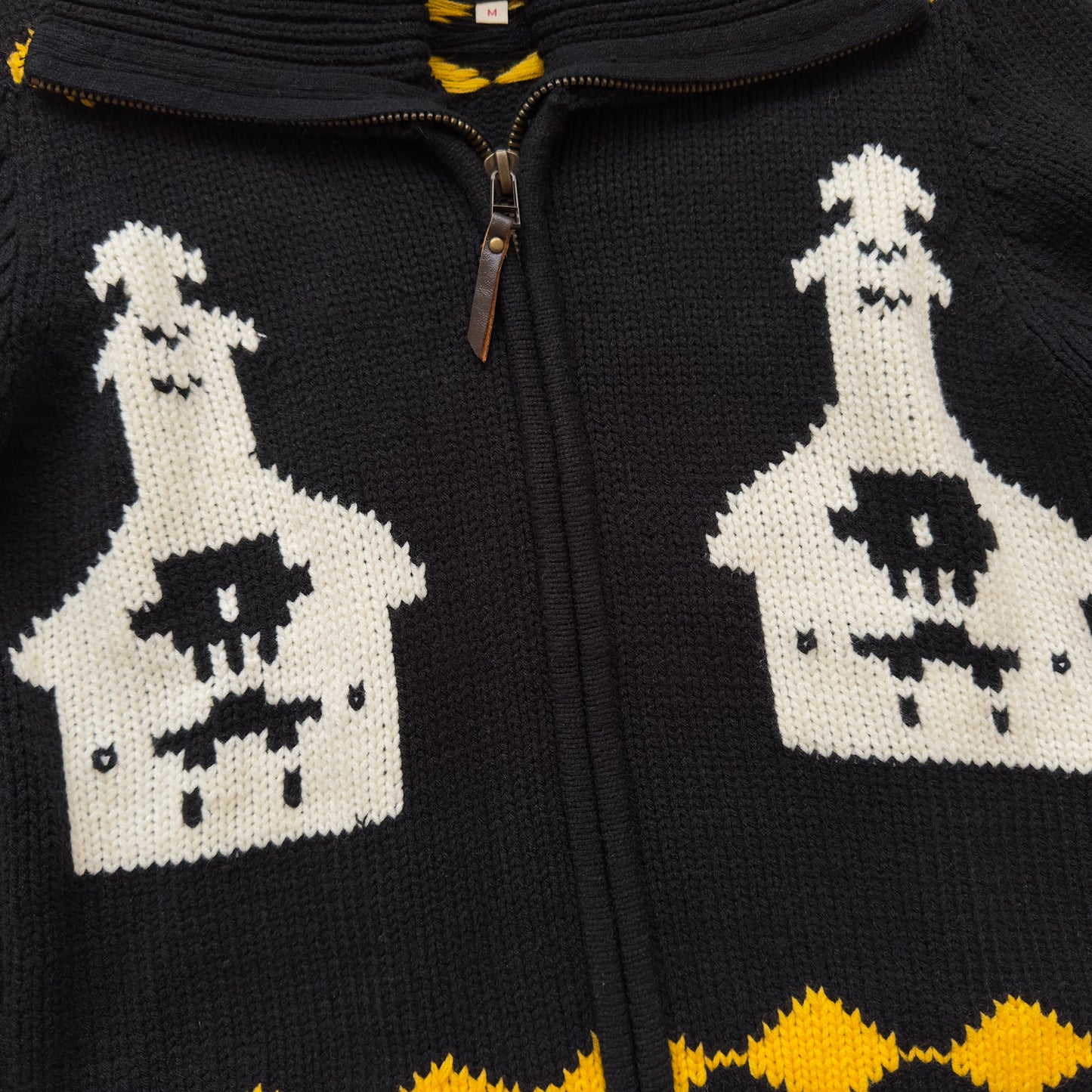 Dsquared2 A/W 2005 “Jesus Loves Even Me” Cowichan Sweater