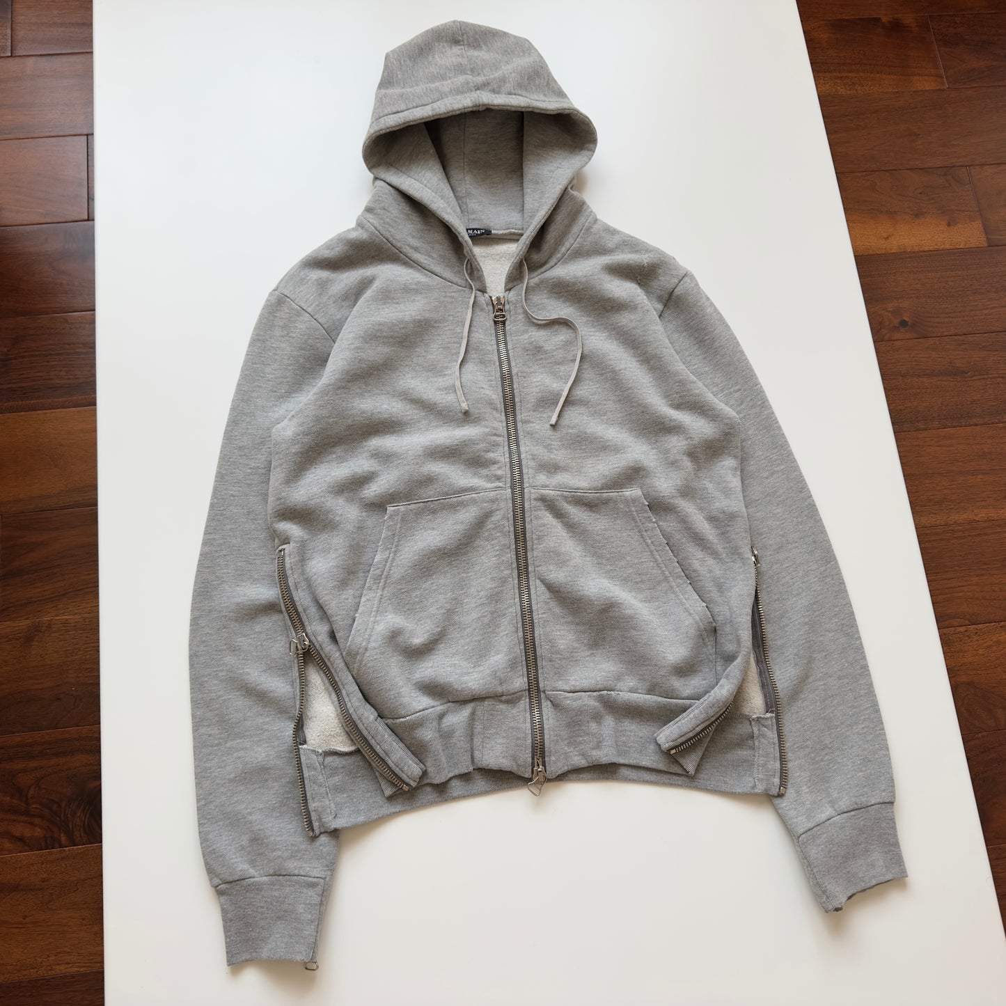 Balmain A/W 2010 Decarnin “Shotgun” Distressed Hoodie