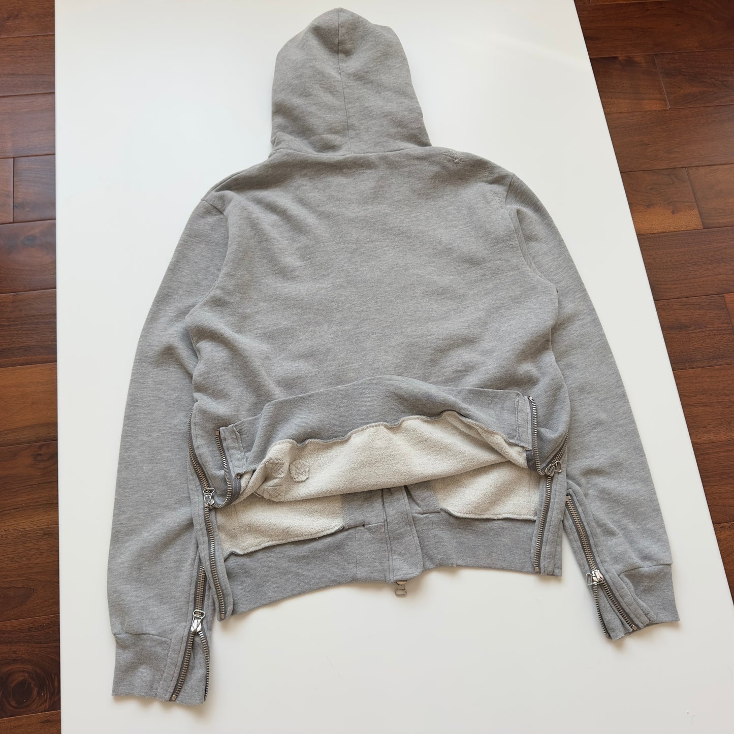 Balmain A/W 2010 Decarnin “Shotgun” Distressed Hoodie