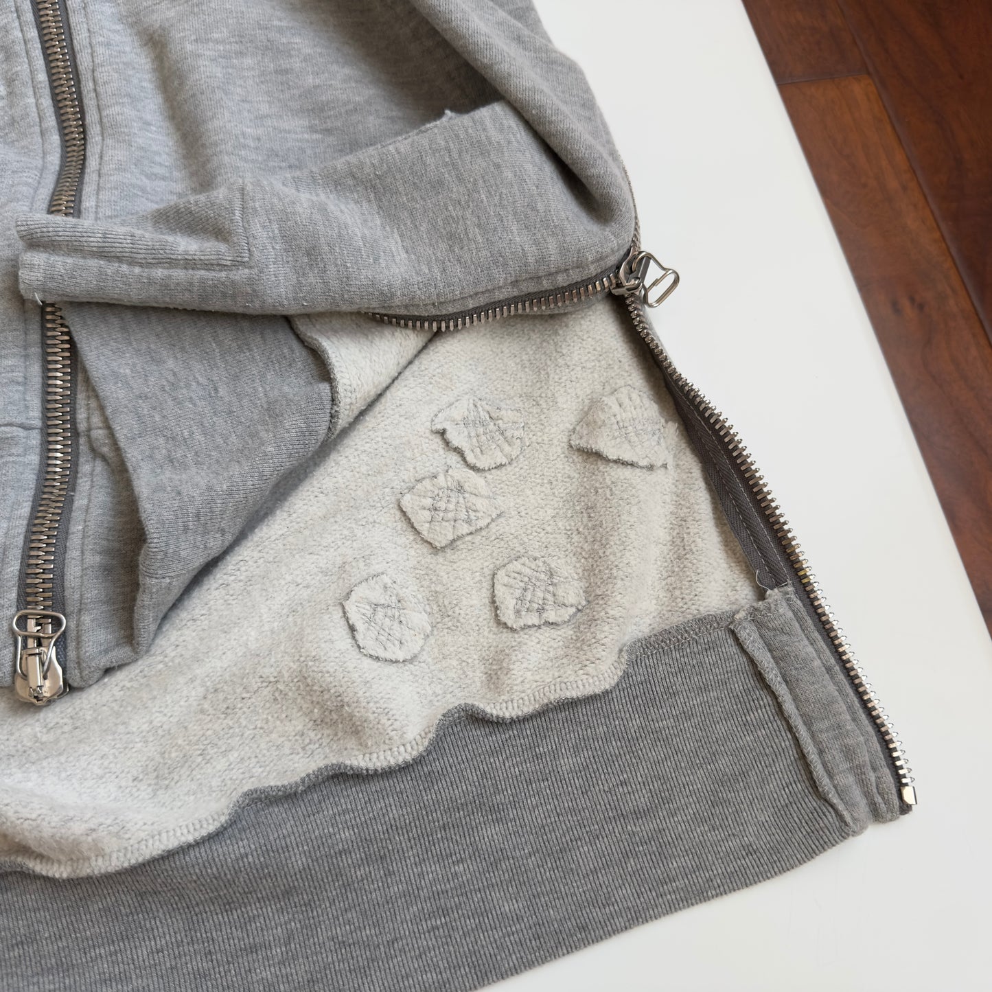 Balmain A/W 2010 Decarnin “Shotgun” Distressed Hoodie
