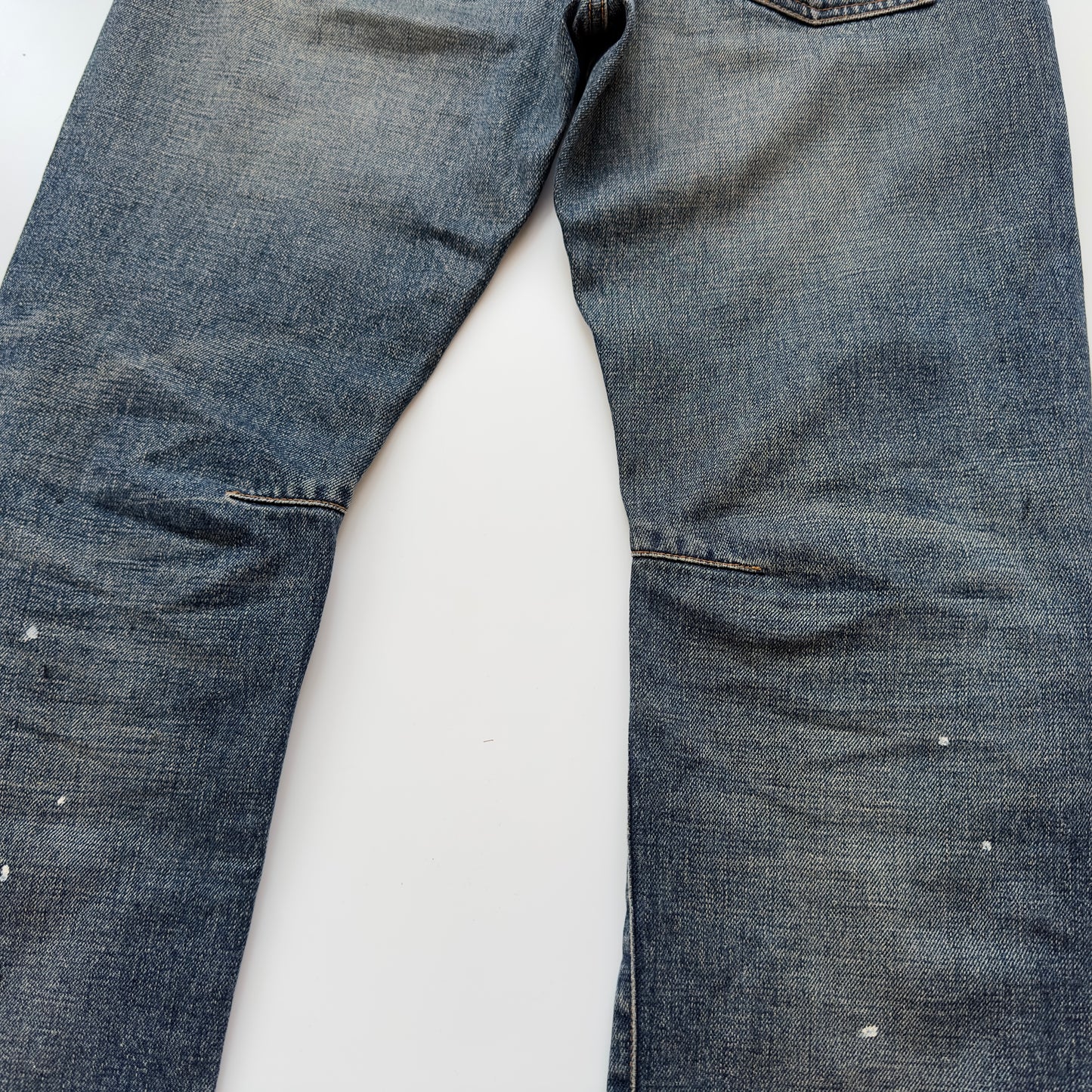 Balmain A/W 2010 Distressed Paint-Splatter Jeans