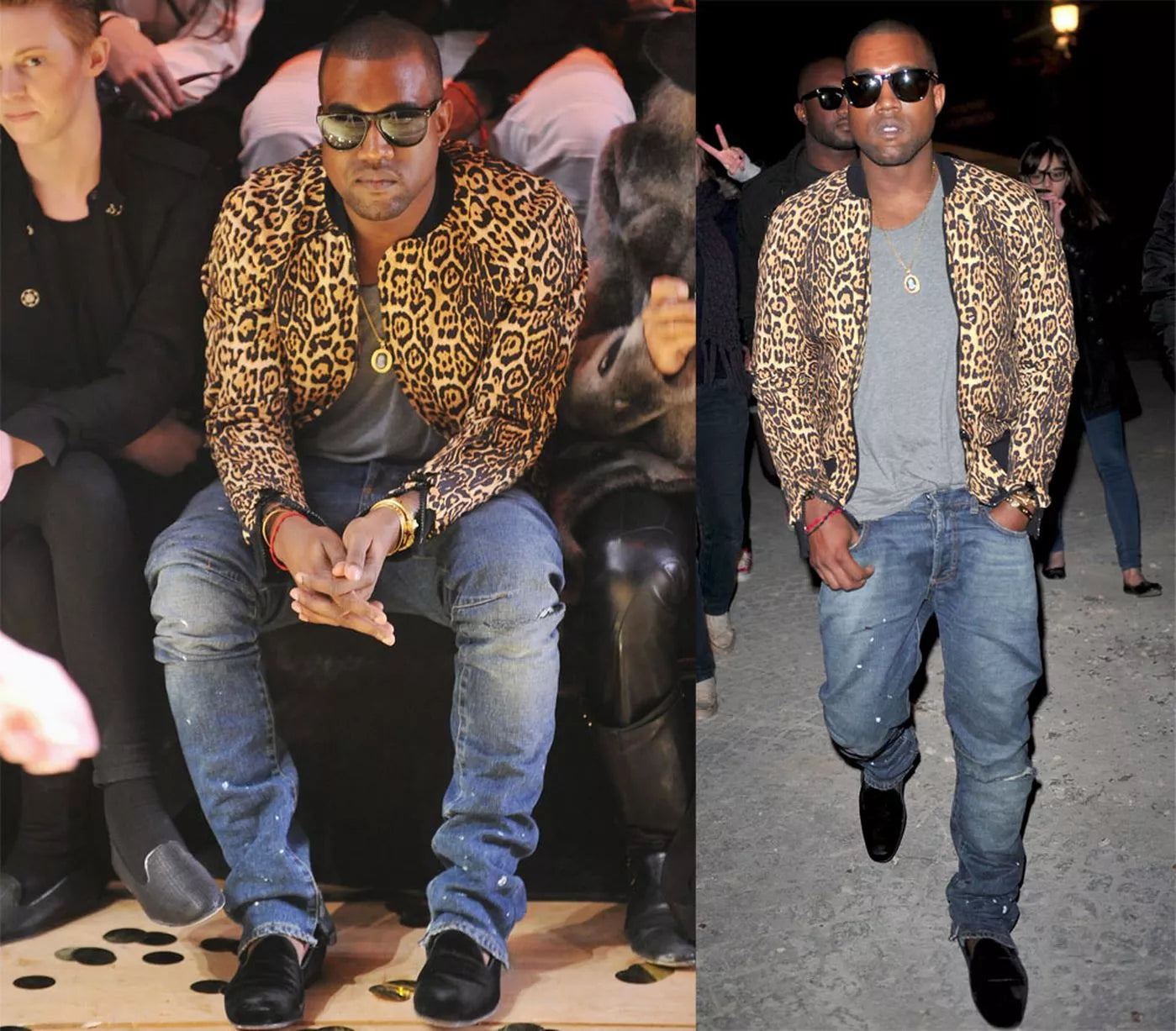 Balmain A/W 2010 Distressed Paint-Splatter Jeans