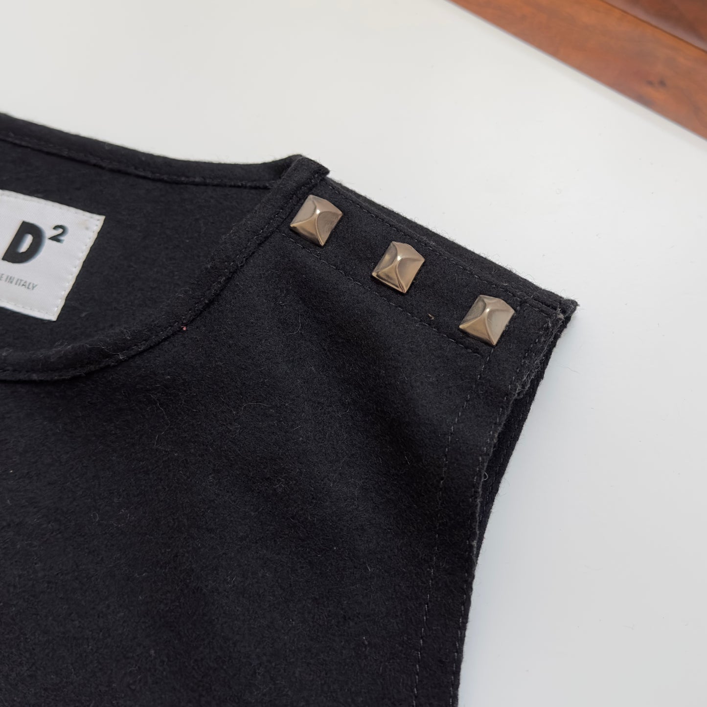 Dsquared2 F/W 1999 Wool Studded Vest