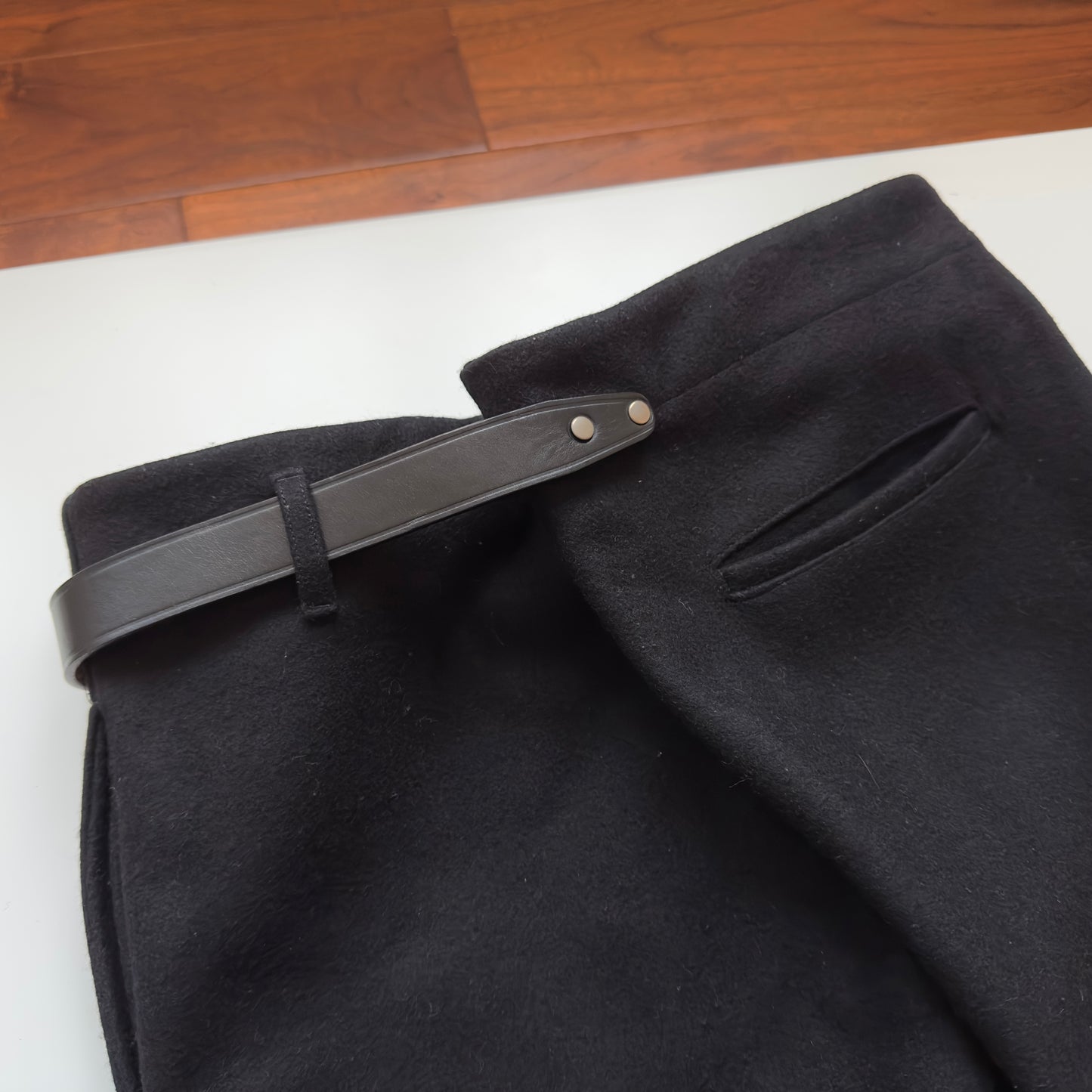 Dsquared2 F/W 1999 Wool Trousers with Attached Belt