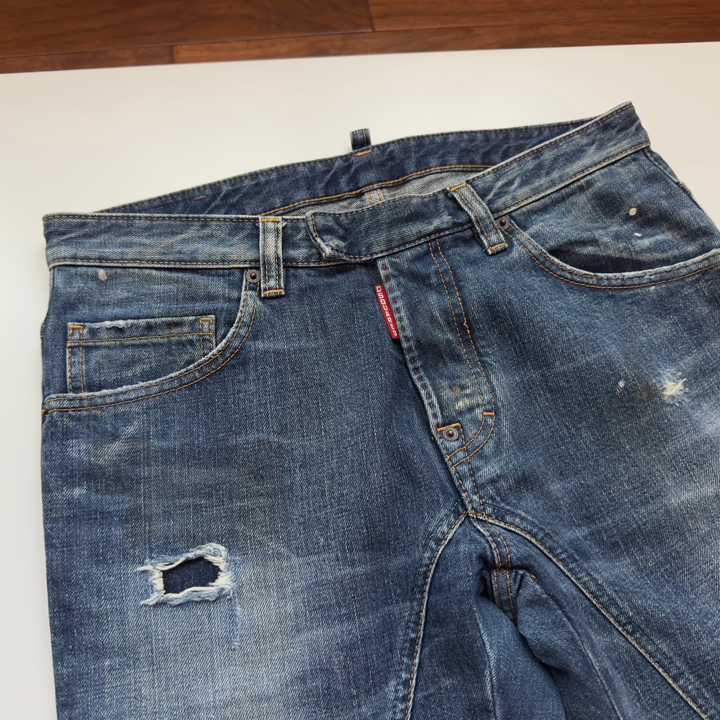 Dsquared2 F/W 2009 Distressed Repair Jeans