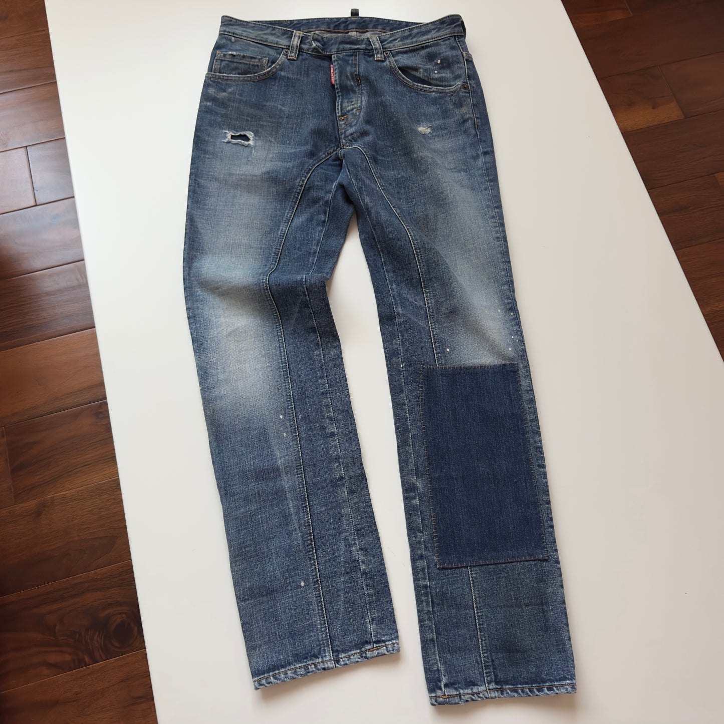 Dsquared2 F/W 2009 Distressed Repair Jeans