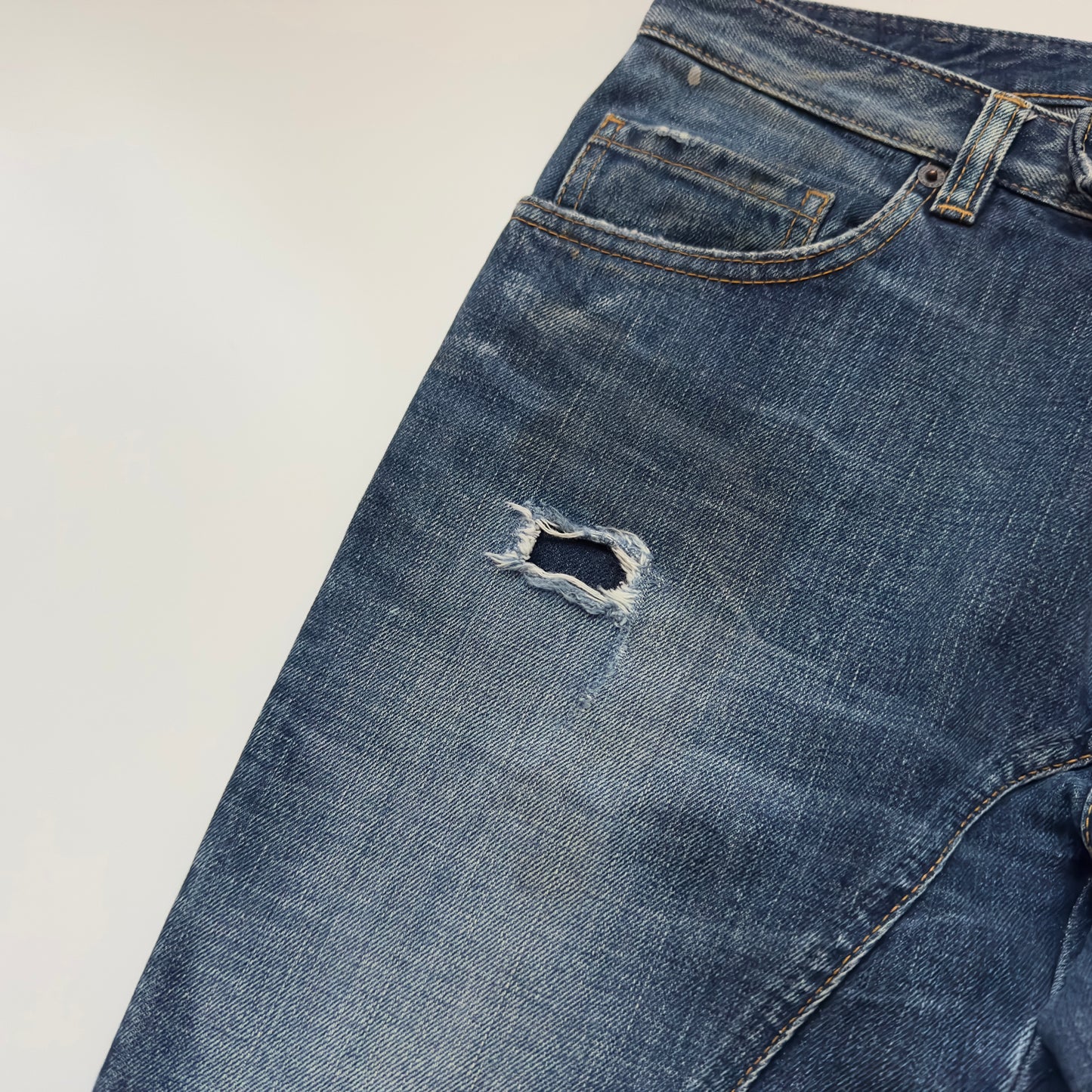 Dsquared2 F/W 2009 Distressed Repair Jeans