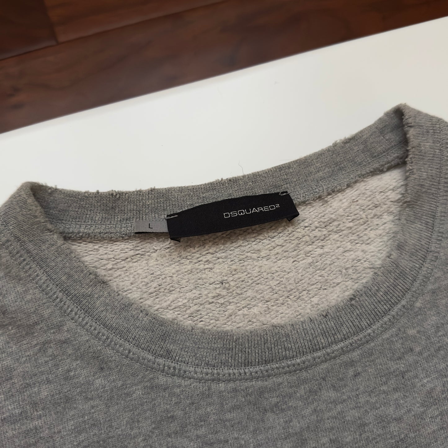 Dsquared2 F/W 2002 Hybrid Wool Sleeve Sweater