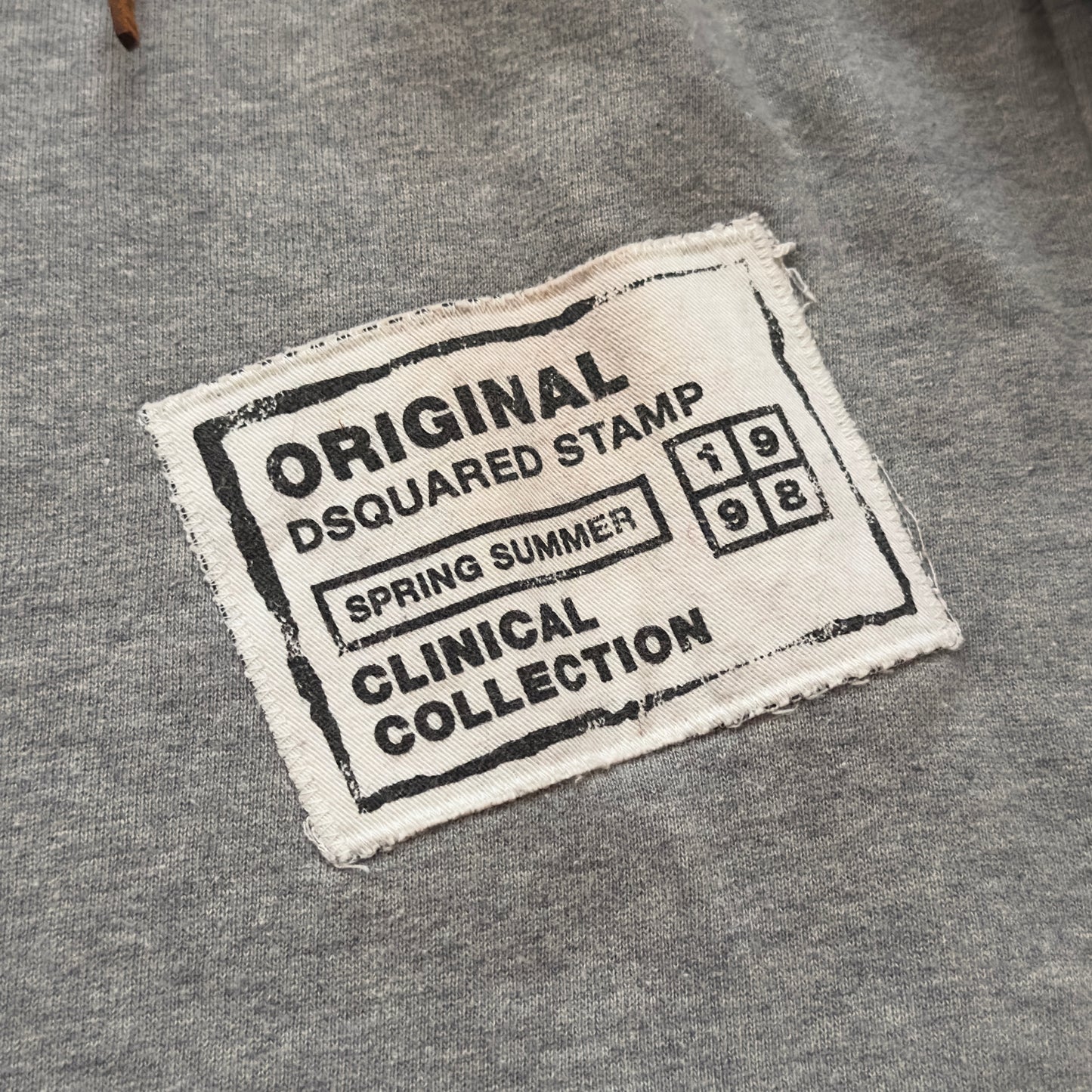 Dsquared2 F/W 2002 Hybrid Wool Sleeve Sweater