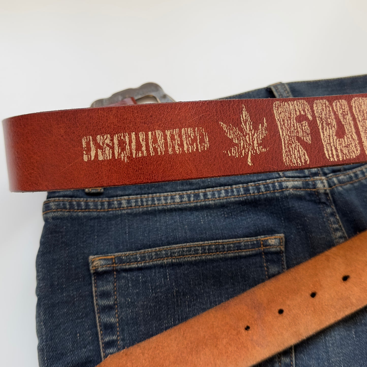 Dsquared2 S/S 2005 “Fuckin' Stoner” Leather Belt