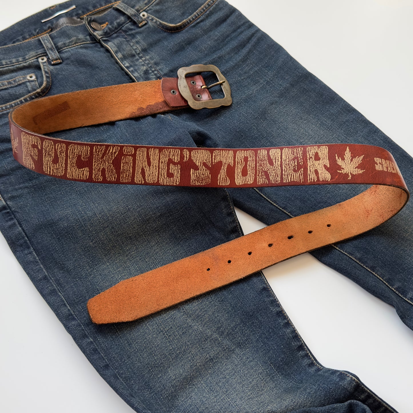 Dsquared2 S/S 2005 “Fuckin' Stoner” Leather Belt