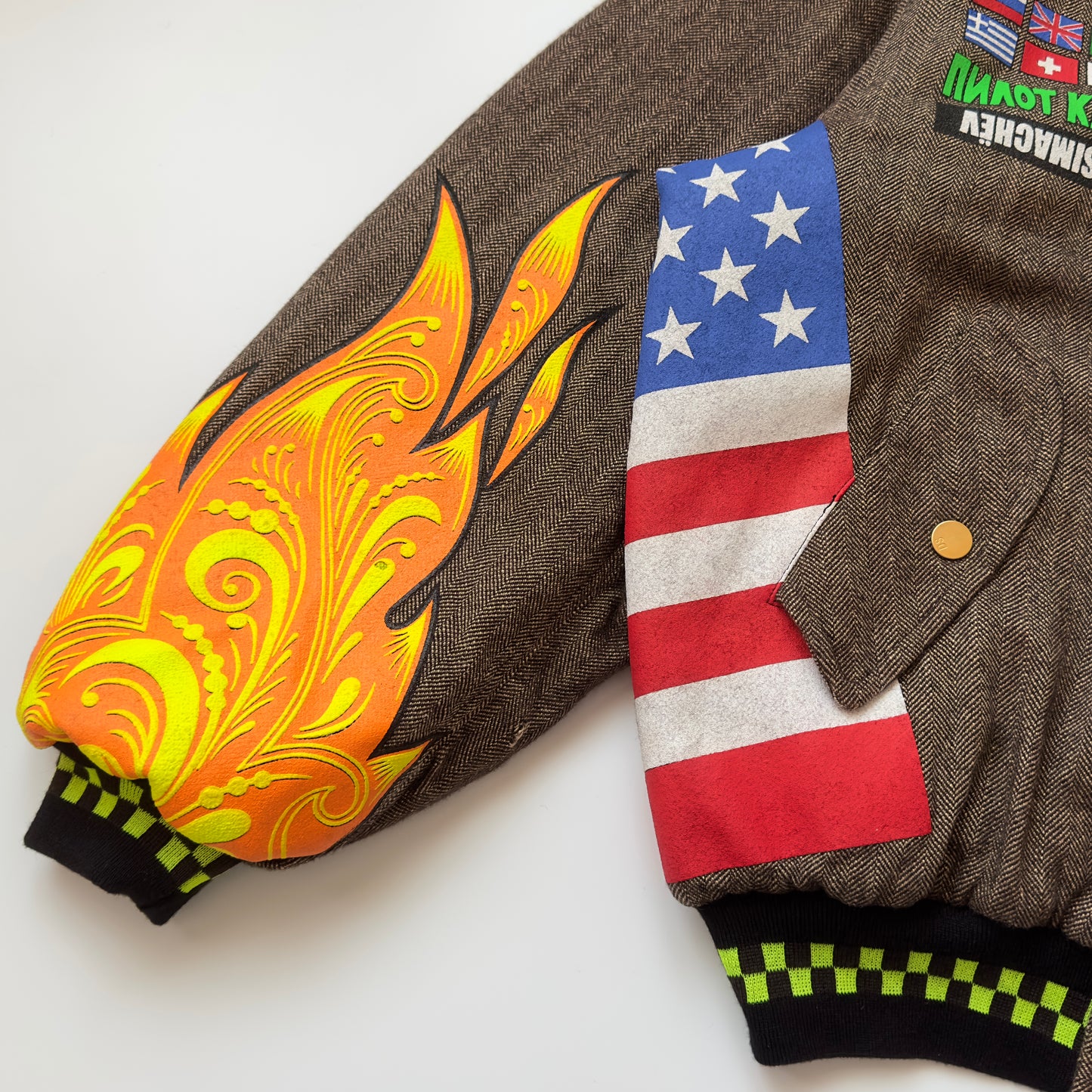 Denis Simachev S/S 2008 Reversible Cashmere Bomber Jacket