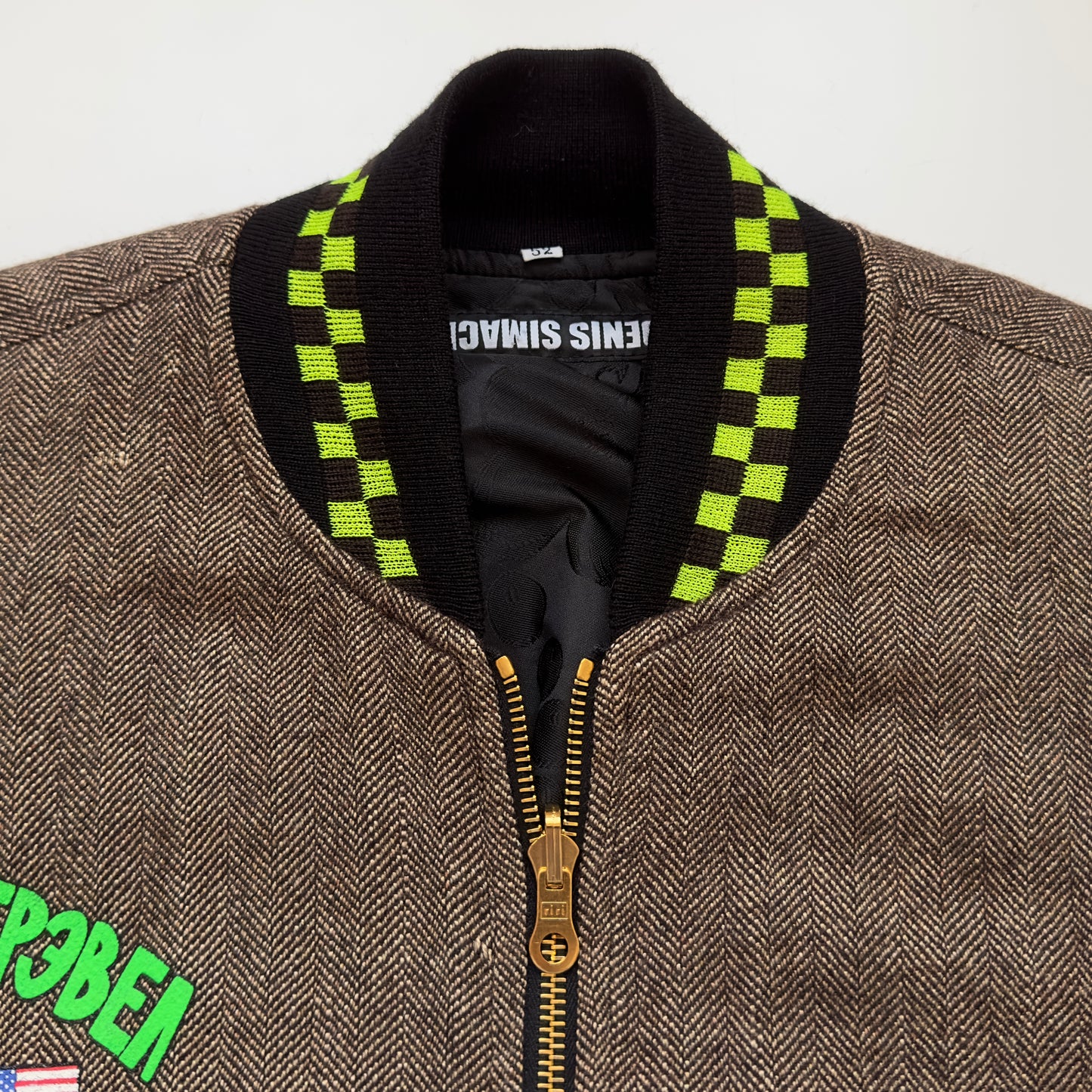 Denis Simachev S/S 2008 Reversible Cashmere Bomber Jacket