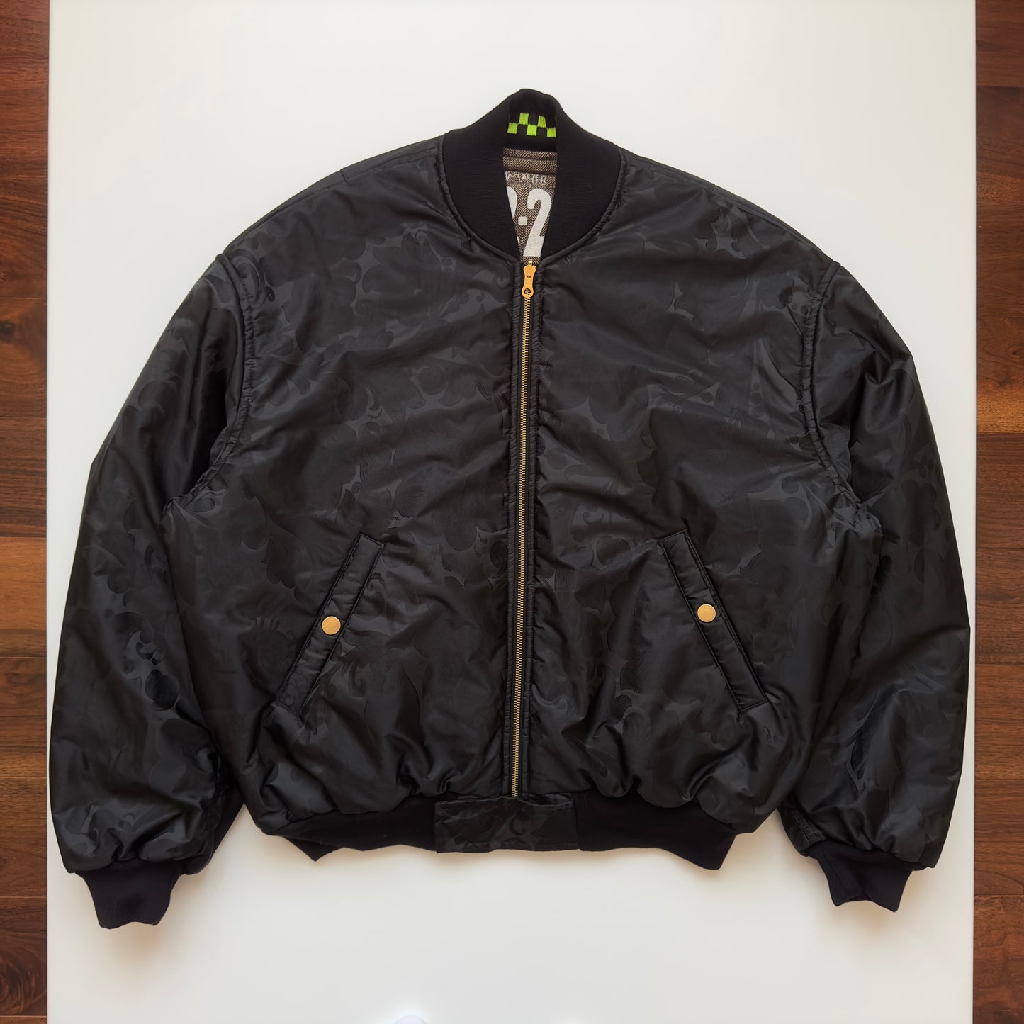 Denis Simachev S/S 2008 Reversible Cashmere Bomber Jacket