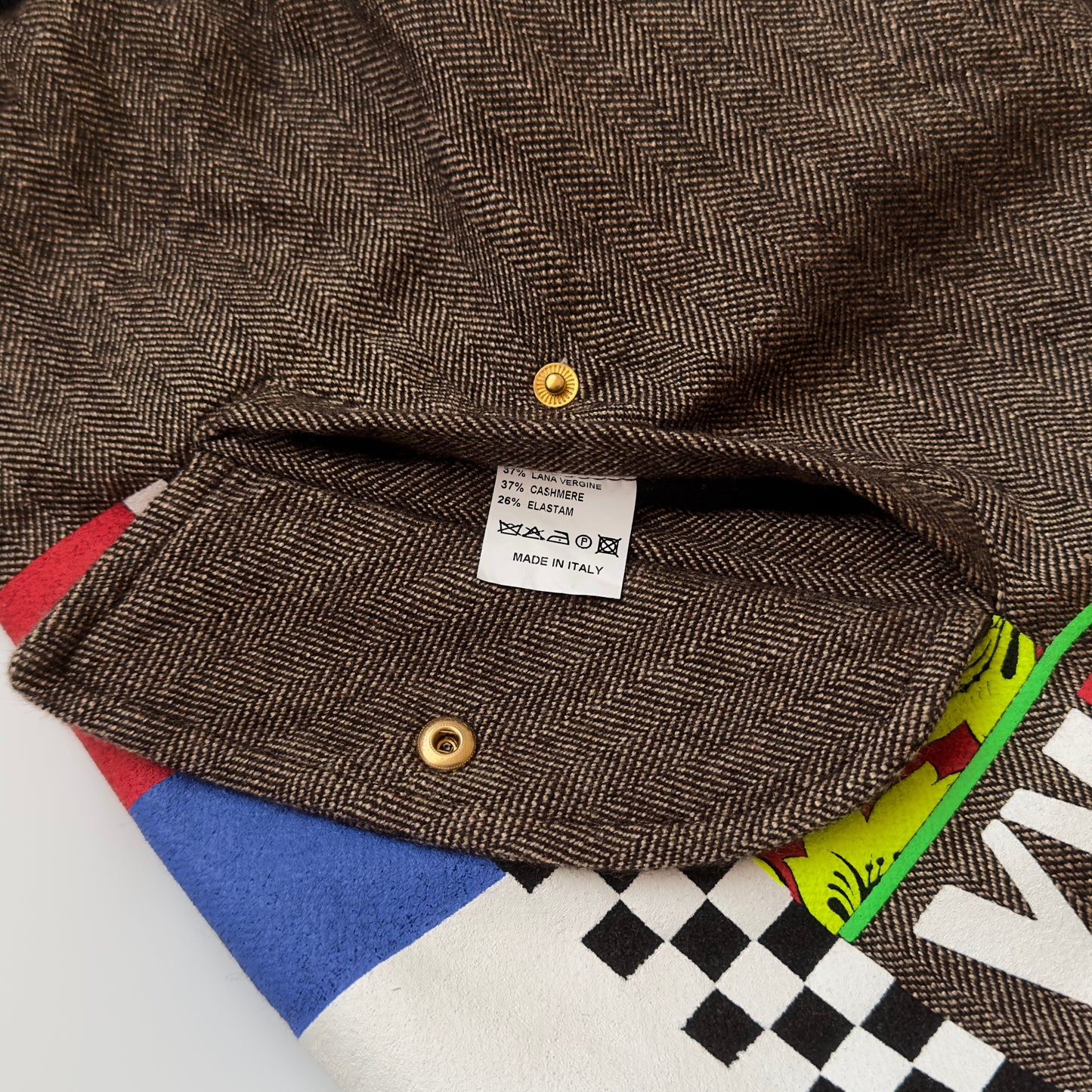 Denis Simachev S/S 2008 Reversible Cashmere Bomber Jacket