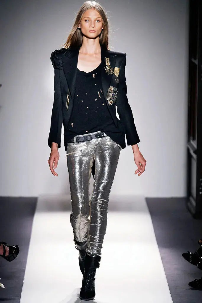 Balmain S/S 2010 Decarnin Destroyed Thermal T-Shirt