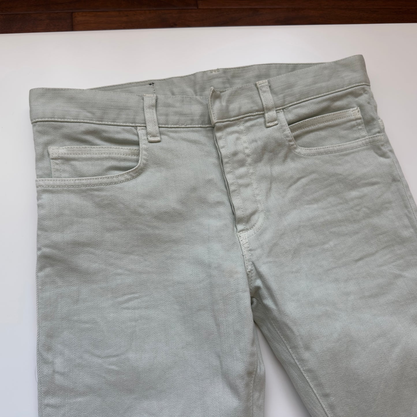Balmain S/S 2012 Mint Skinny Jeans