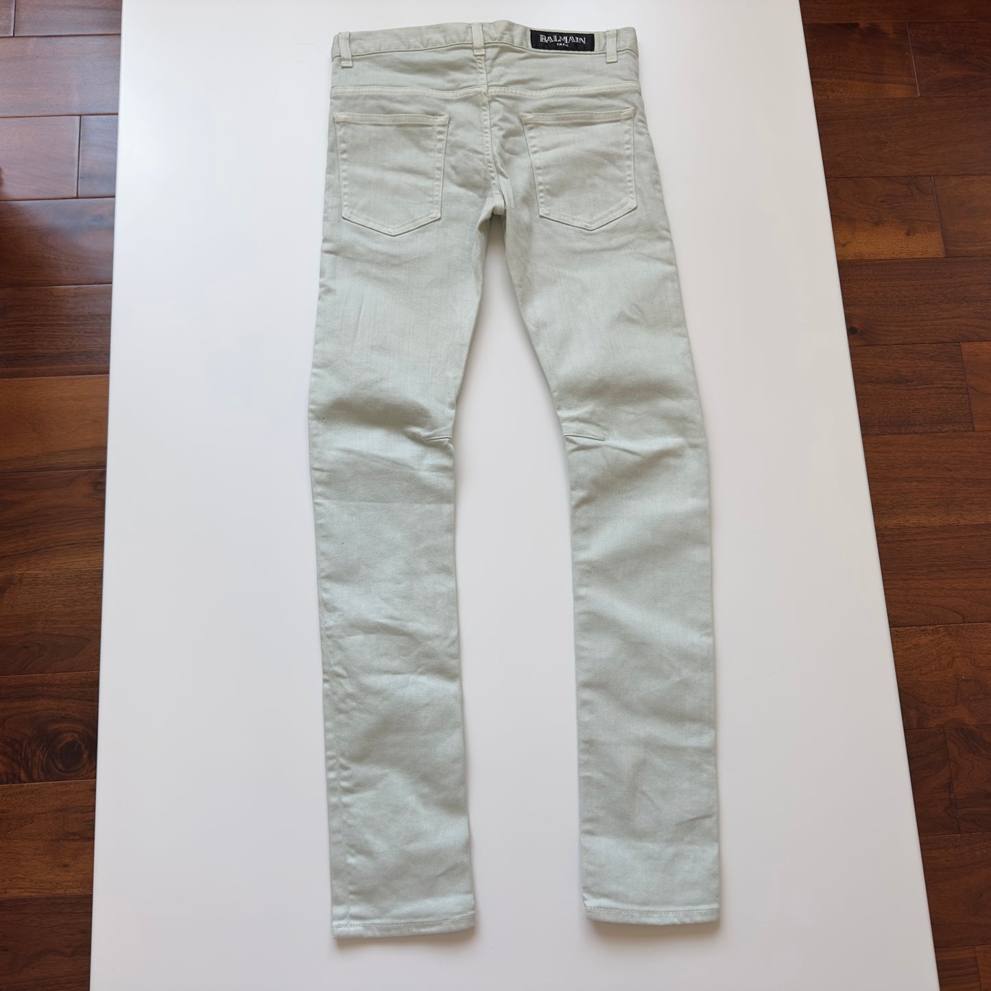 Balmain S/S 2012 Mint Skinny Jeans