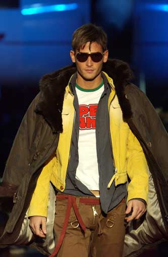 Dsquared2 F/W 2003 Corduroy 'DC/DC' Jacket