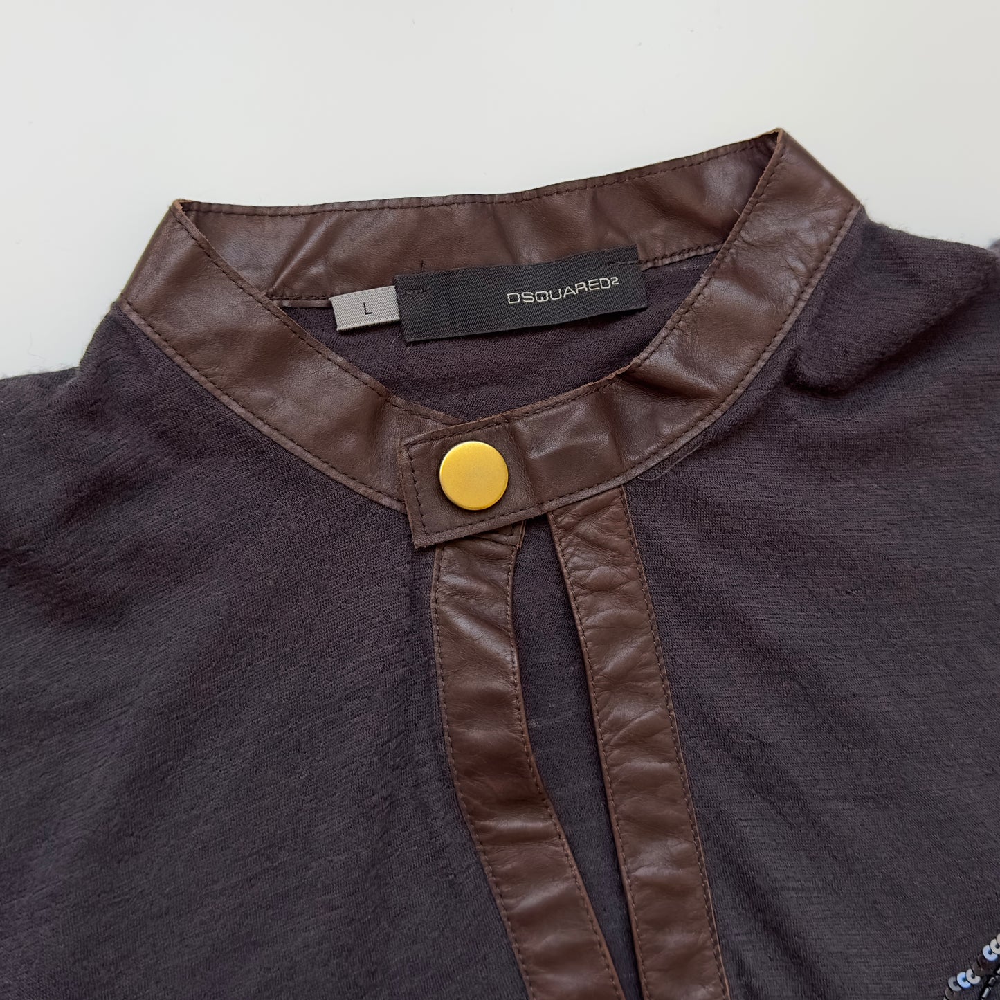 Dsquared2 F/W 2003 Wool Sequin Vest