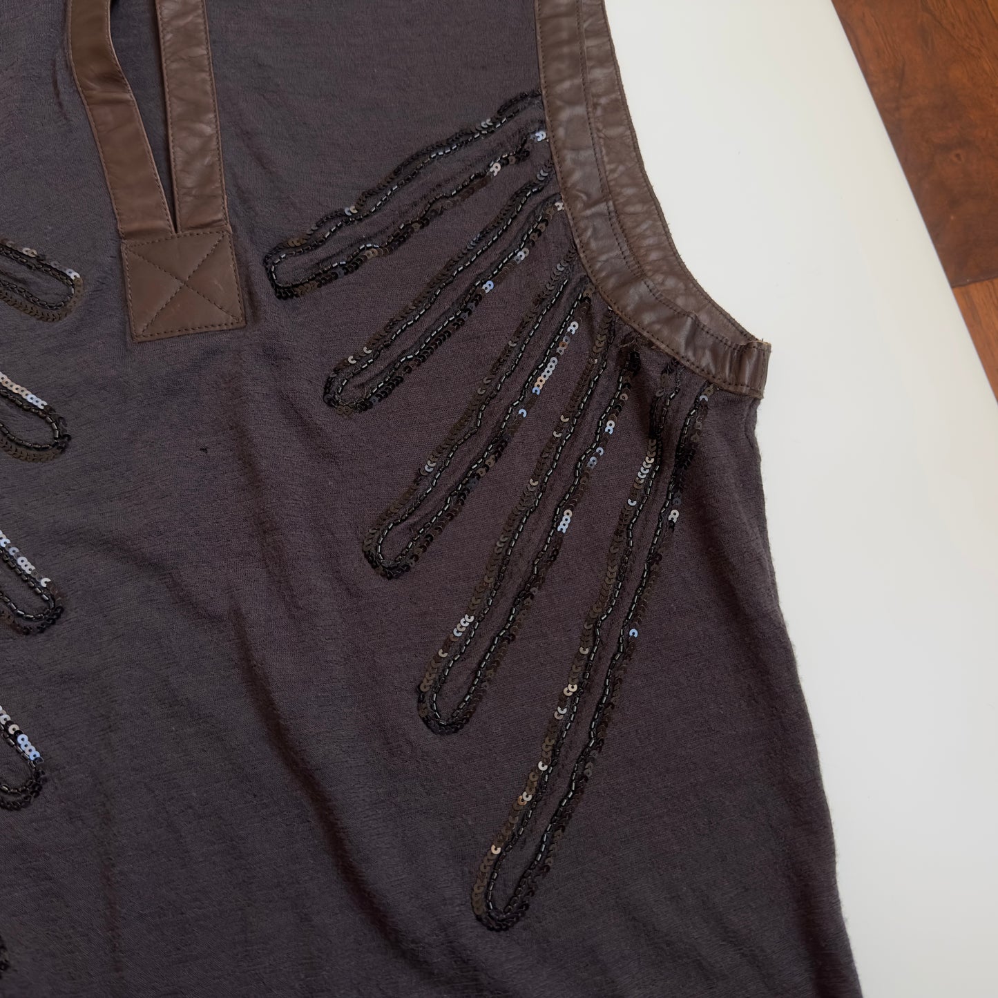 Dsquared2 F/W 2003 Wool Sequin Vest