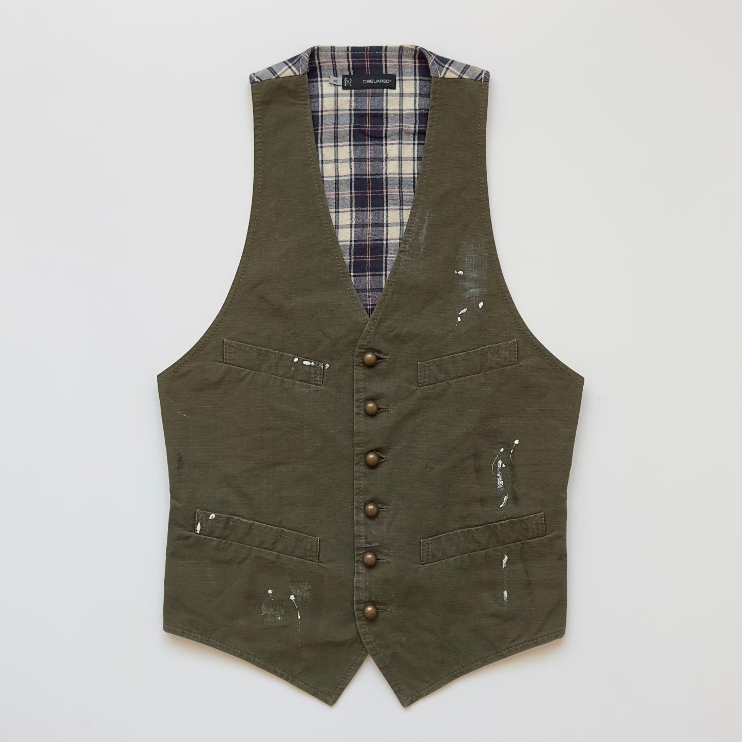 Dsquared2 F/W 2011 Distressed Hybrid Vest