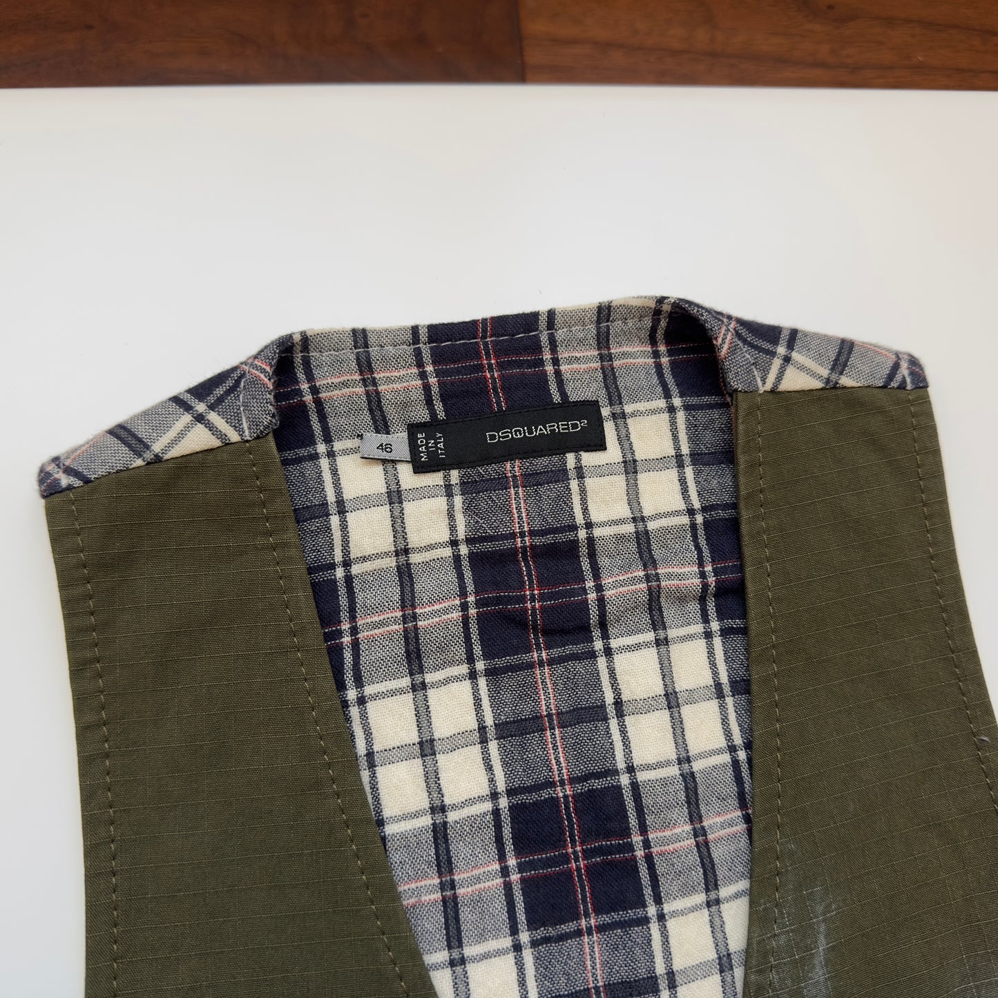 Dsquared2 F/W 2011 Distressed Hybrid Vest
