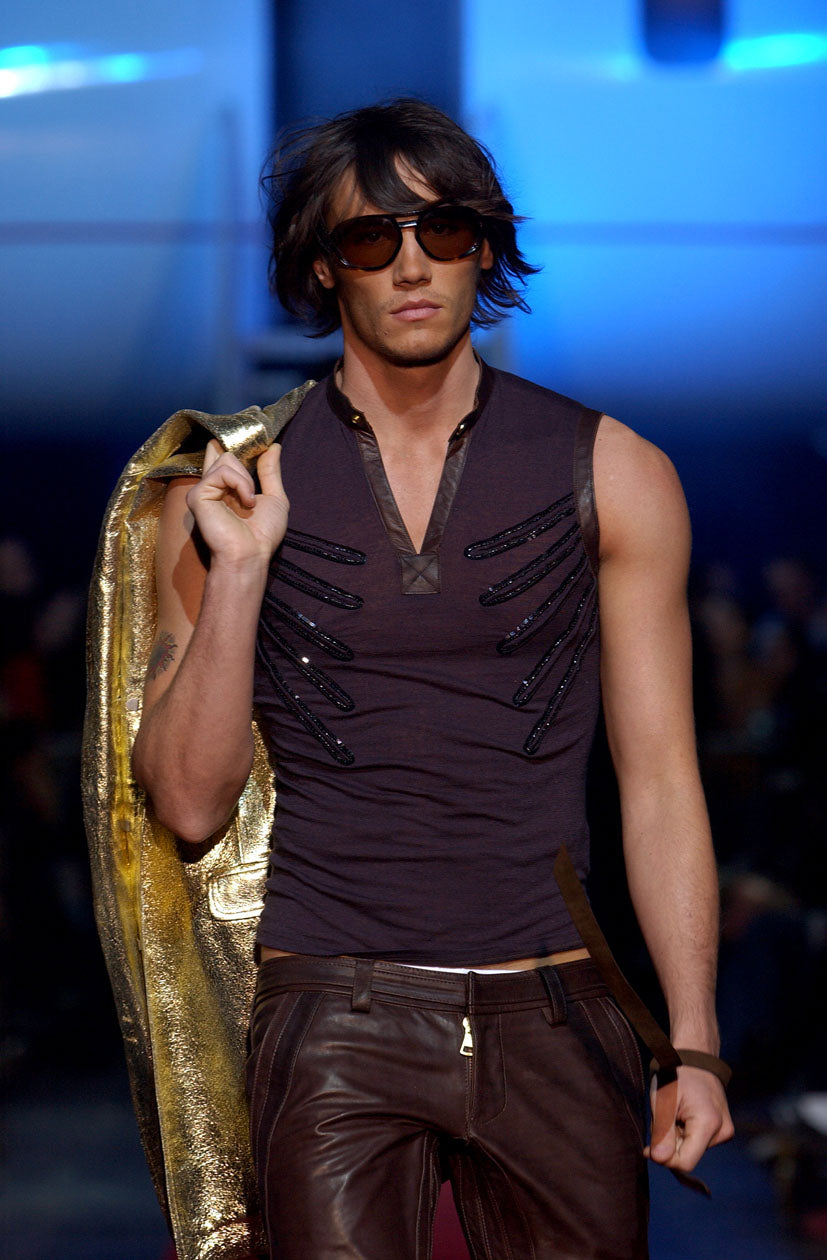 Dsquared2 F/W 2003 Wool Sequin Vest
