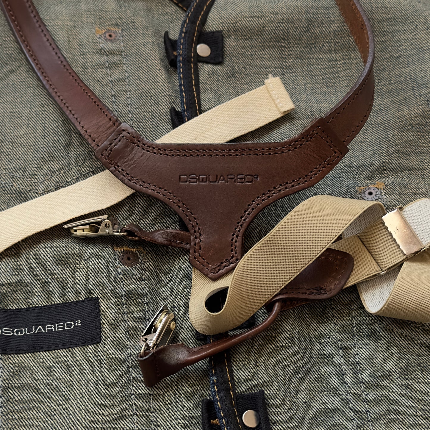 Dsquared2 S/S 2006 Denim Harness Vest